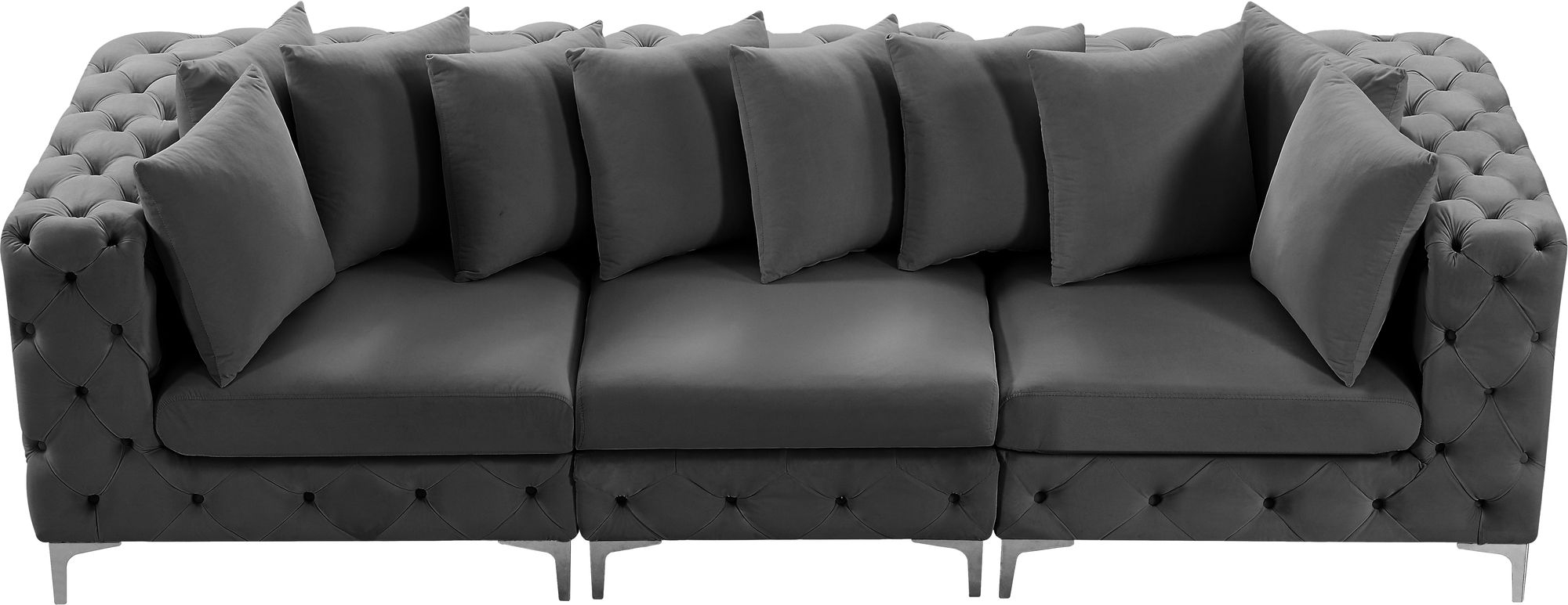 Tremblay 108" Velvet Modular Sofa