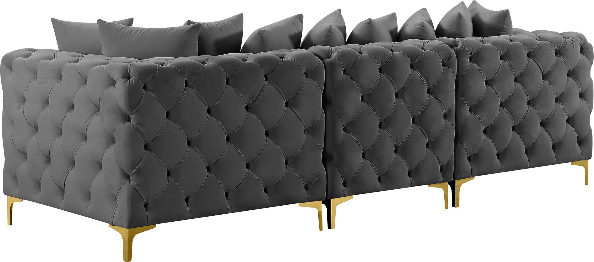 Tremblay 108" Velvet Modular Sofa