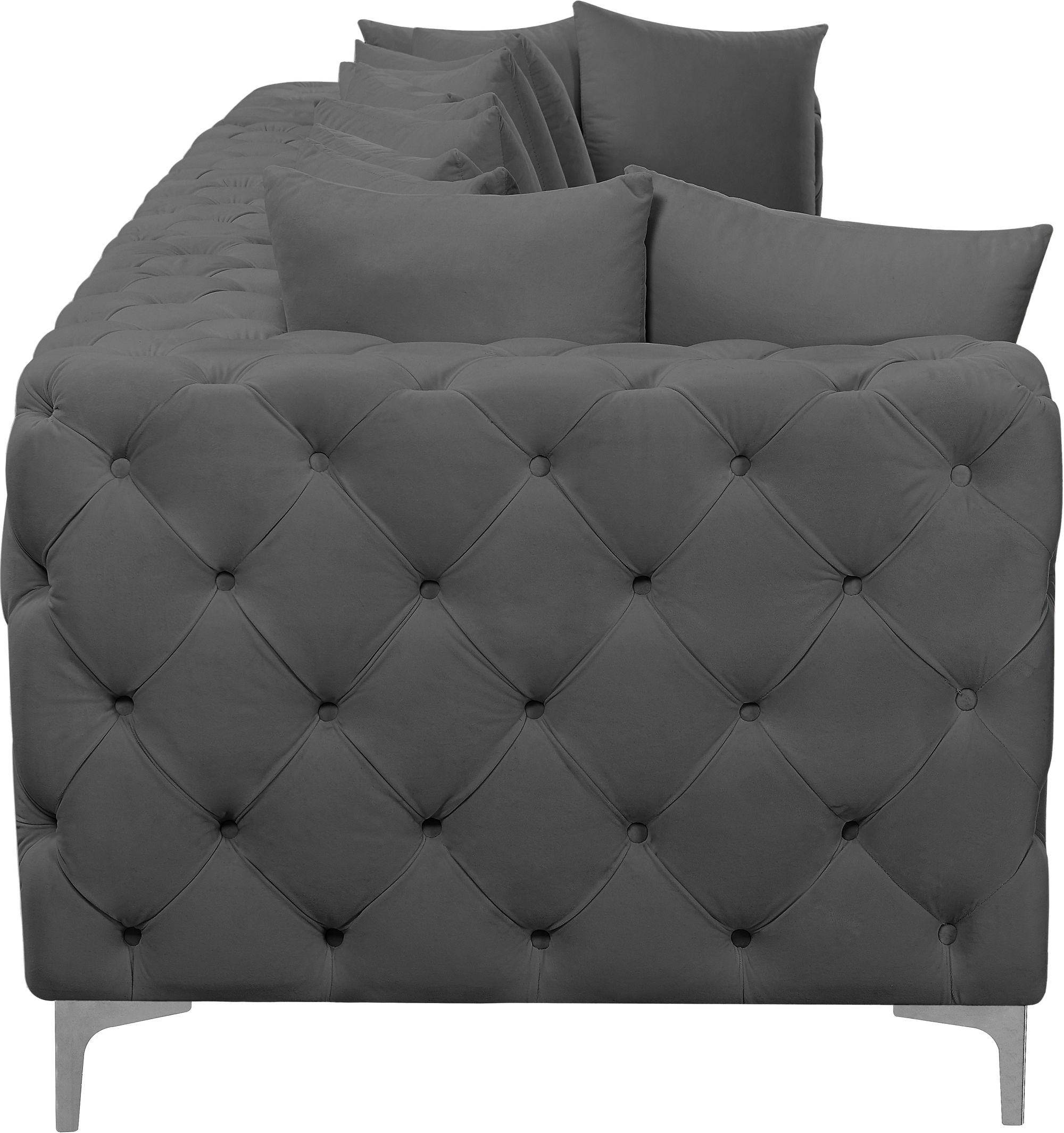 Tremblay 138" Velvet Modular Sofa