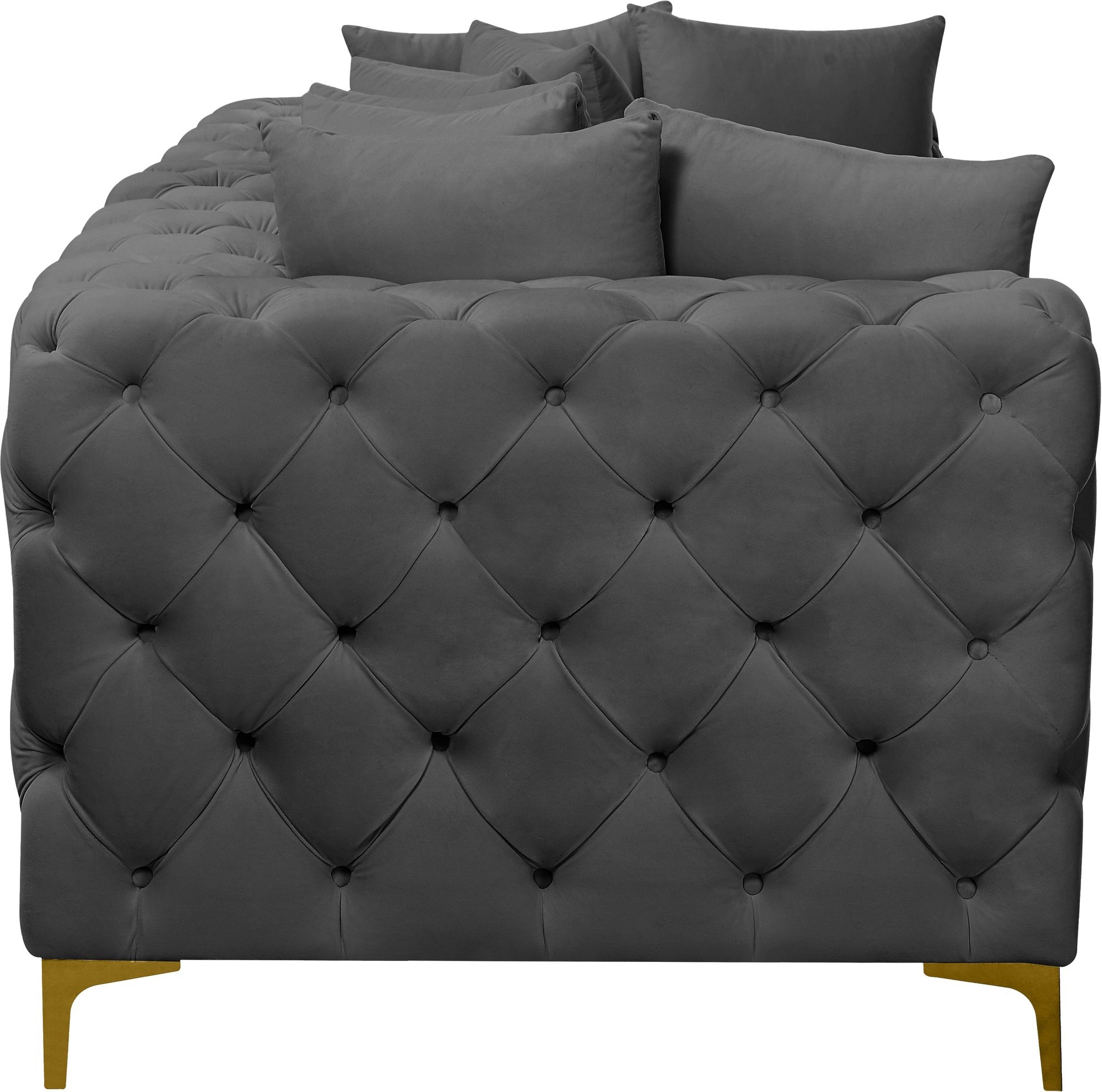 Tremblay 78" Velvet Modular Sofa