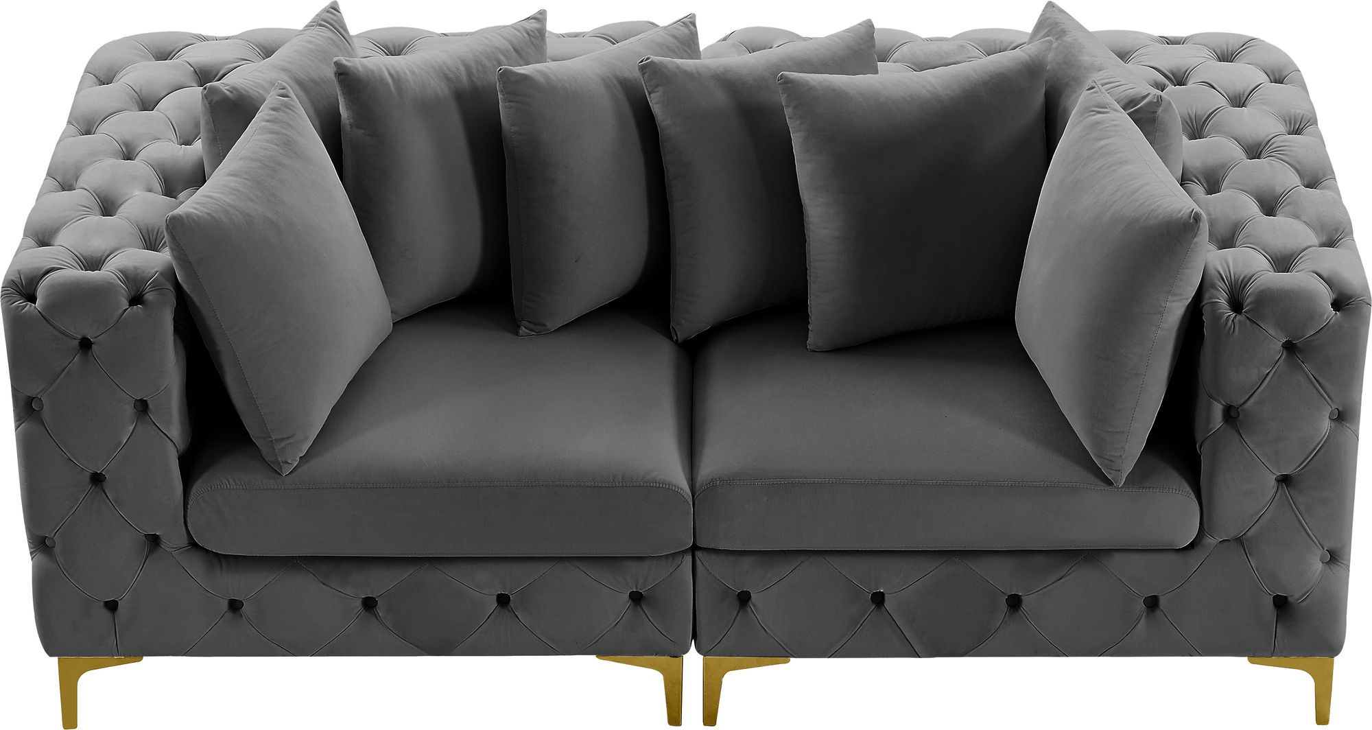 Tremblay 78" Velvet Modular Sofa