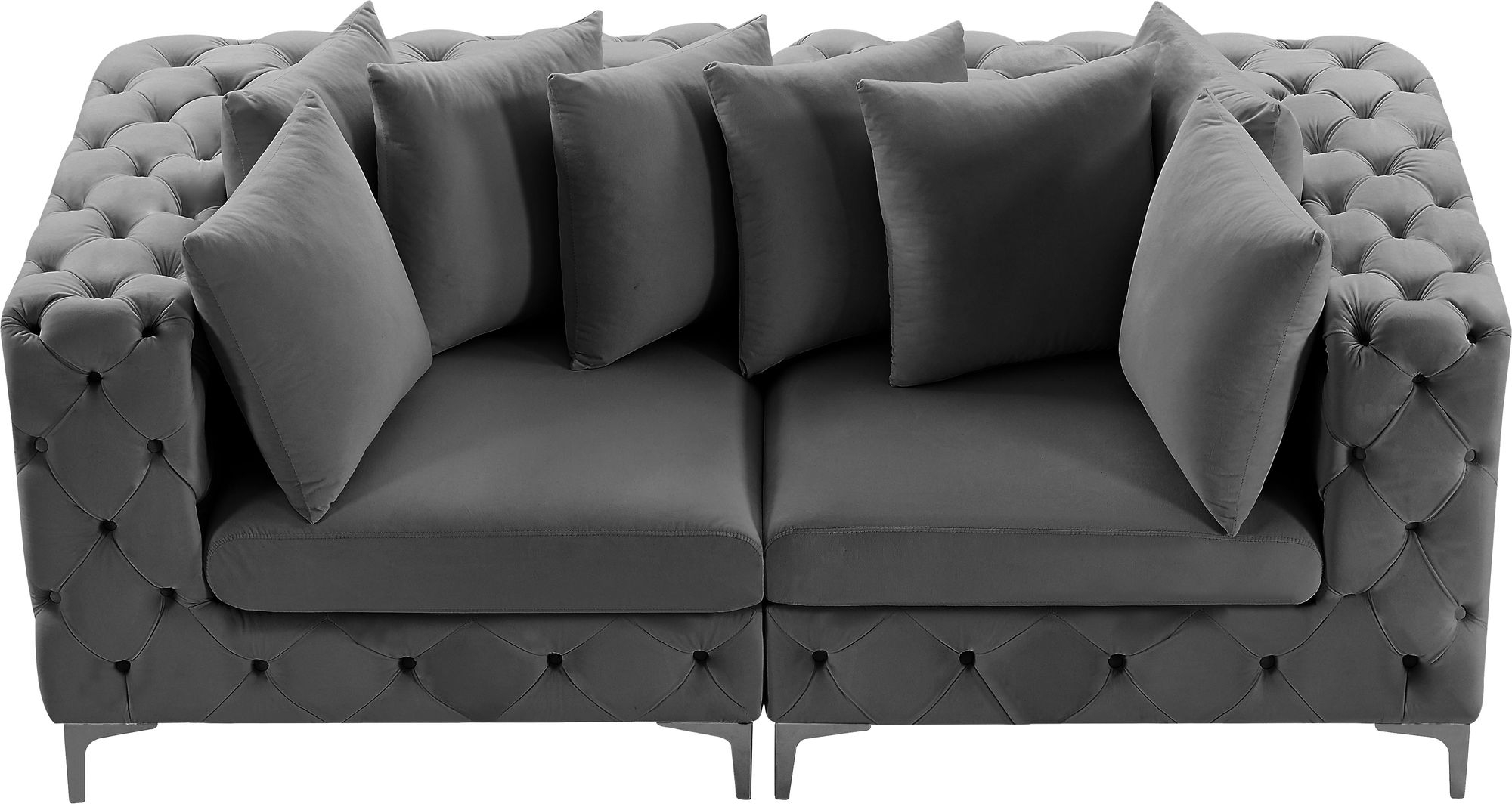 Tremblay 78" Velvet Modular Sofa