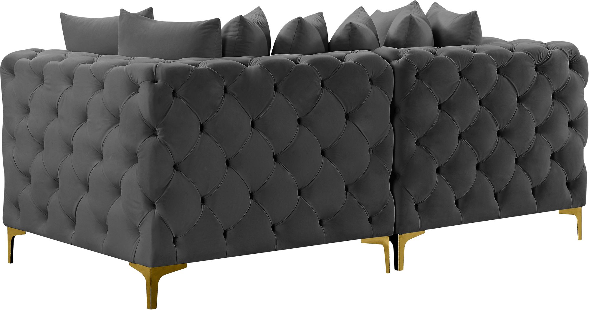 Tremblay 78" Velvet Modular Sofa