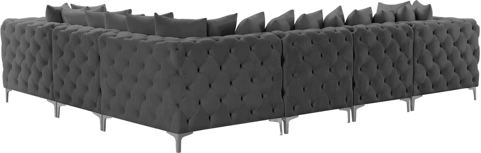 Tremblay 138" 6-Piece Velvet Modular Sectional