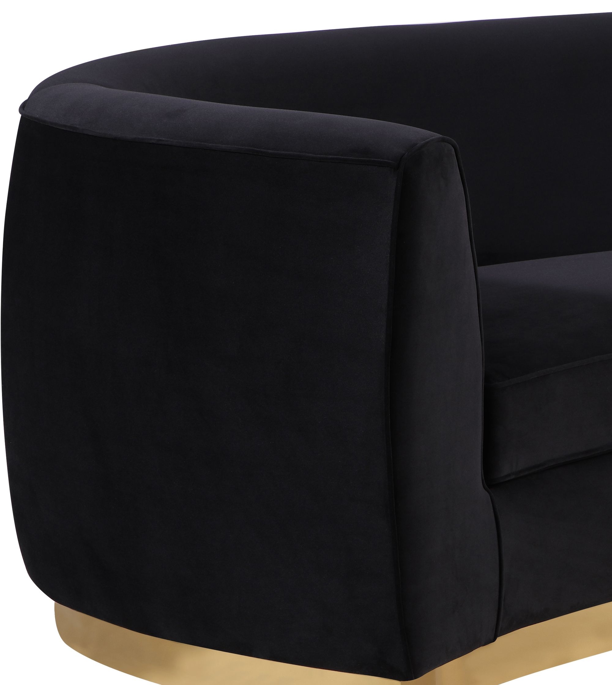 Julian Velvet Chair with Stainless Steel Base