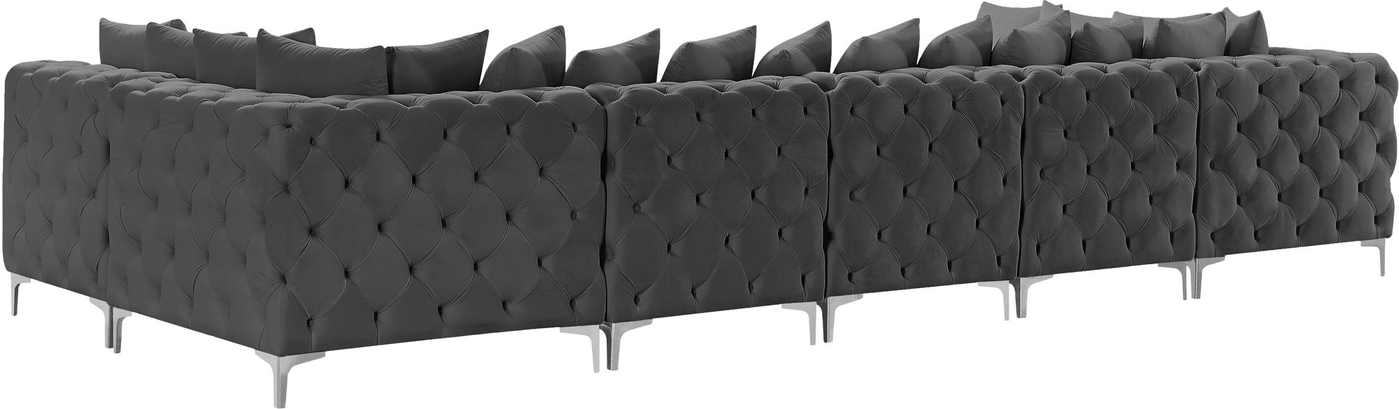 Tremblay 168" 7-Piece Velvet Modular Sectional