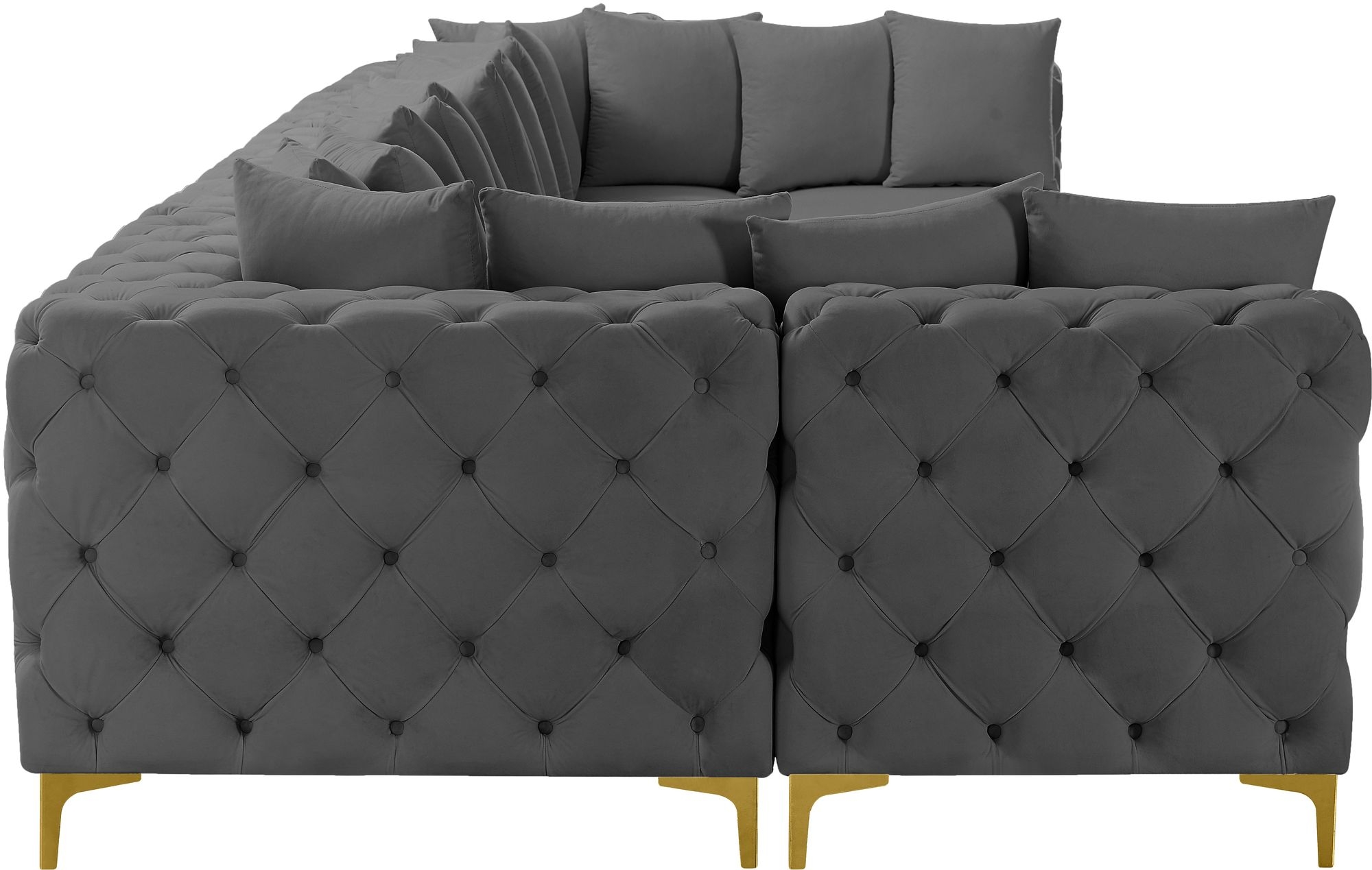 Tremblay 168" 7-Piece Velvet Modular Sectional