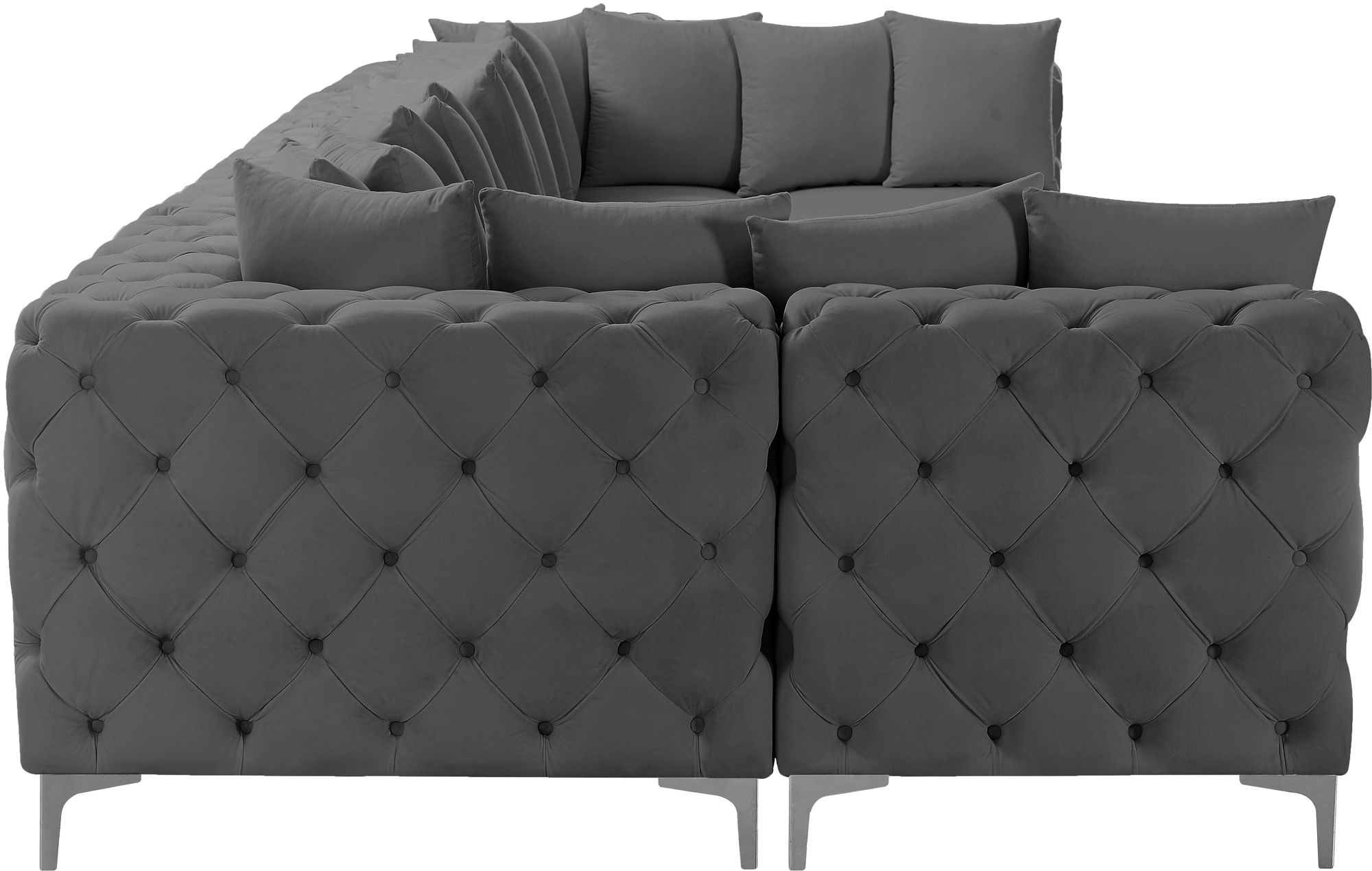 Tremblay 168" 7-Piece Velvet Modular Sectional