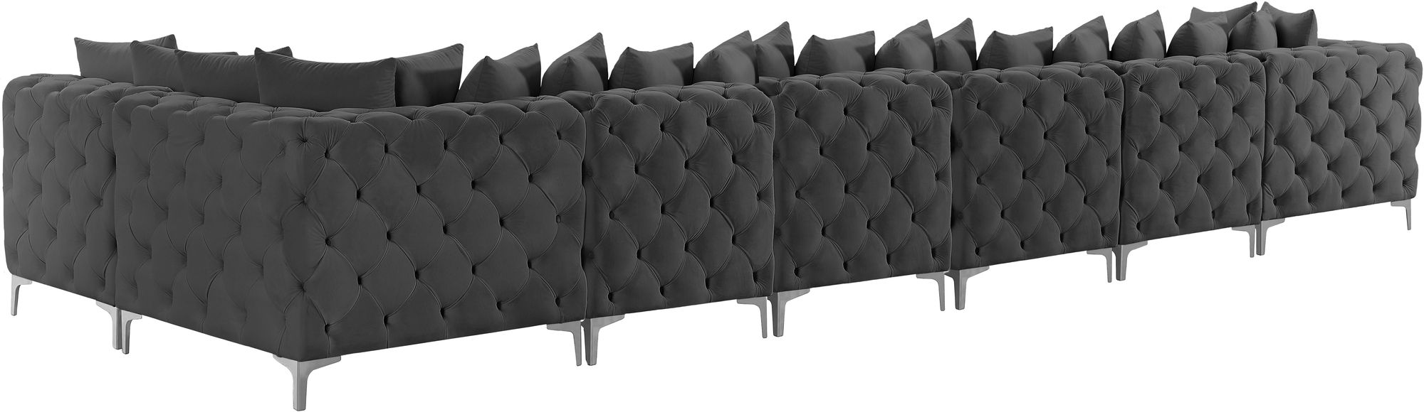Tremblay 198" 7-Piece Velvet Modular Sectional