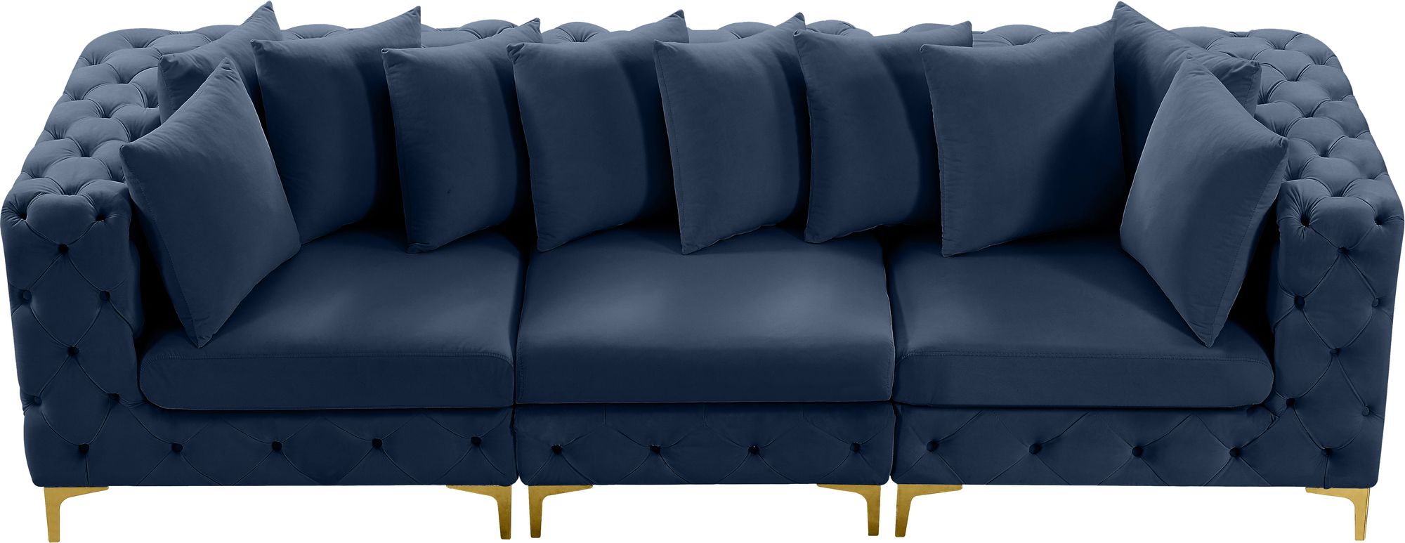 Tremblay 108" Velvet Modular Sofa