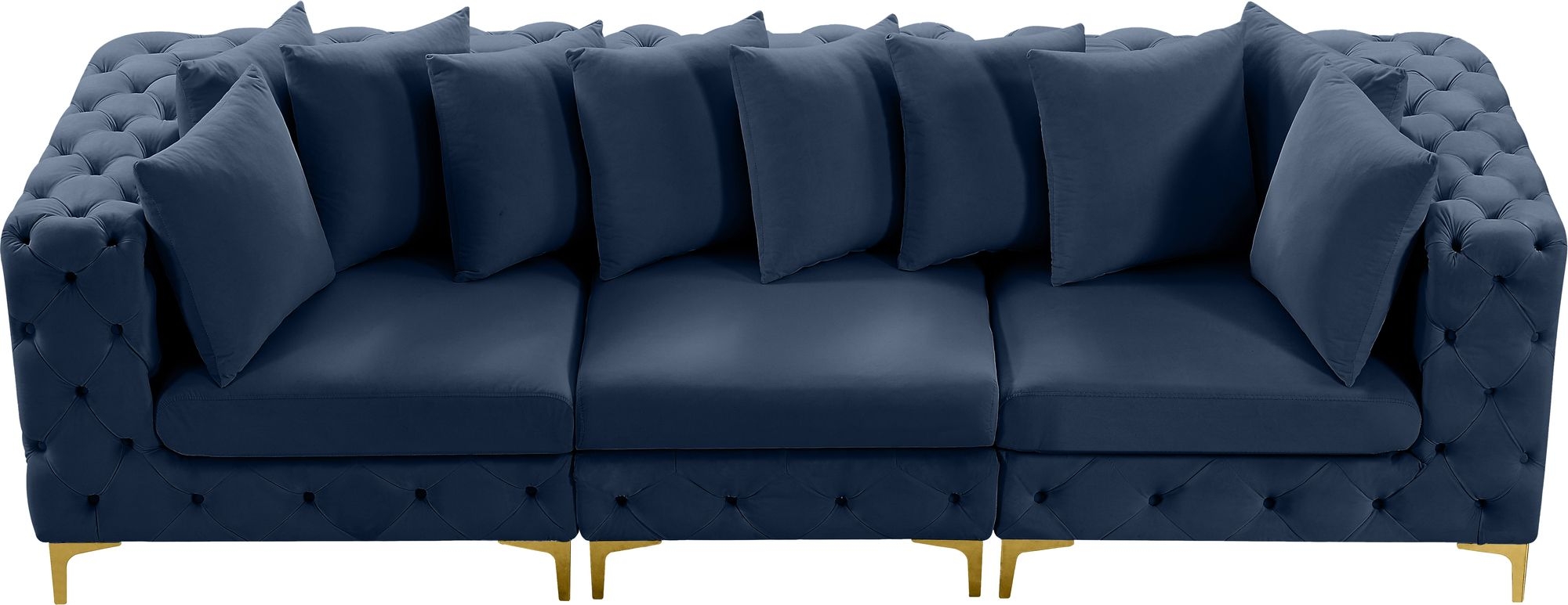 Tremblay 108" Velvet Modular Sofa