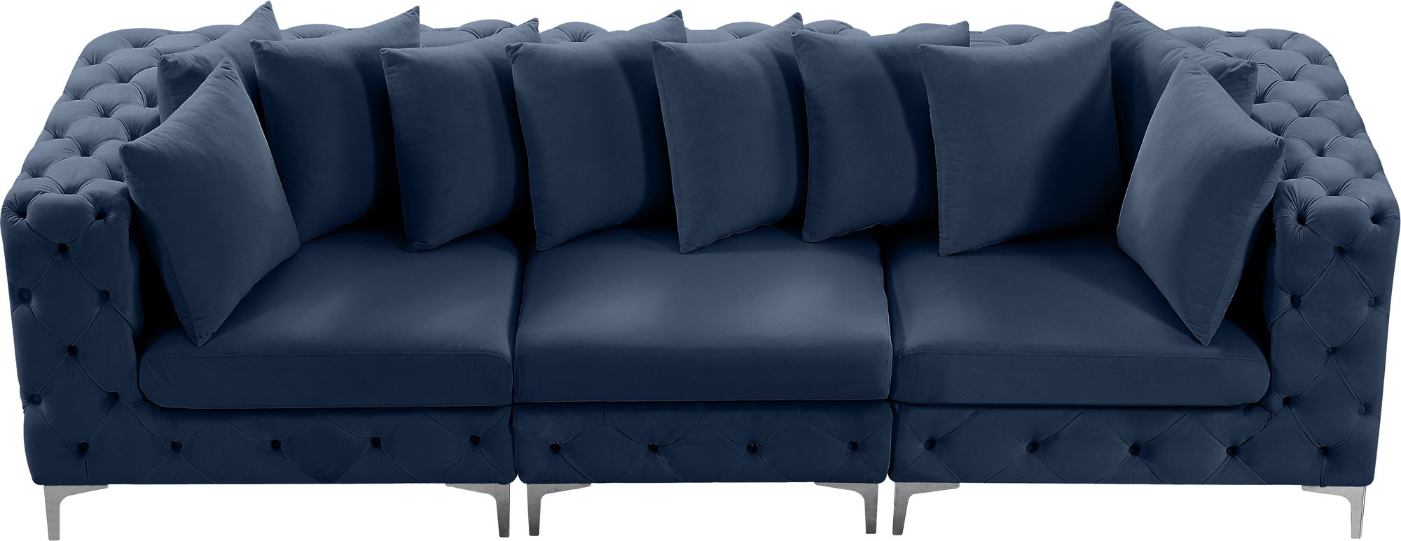 Tremblay 108" Velvet Modular Sofa