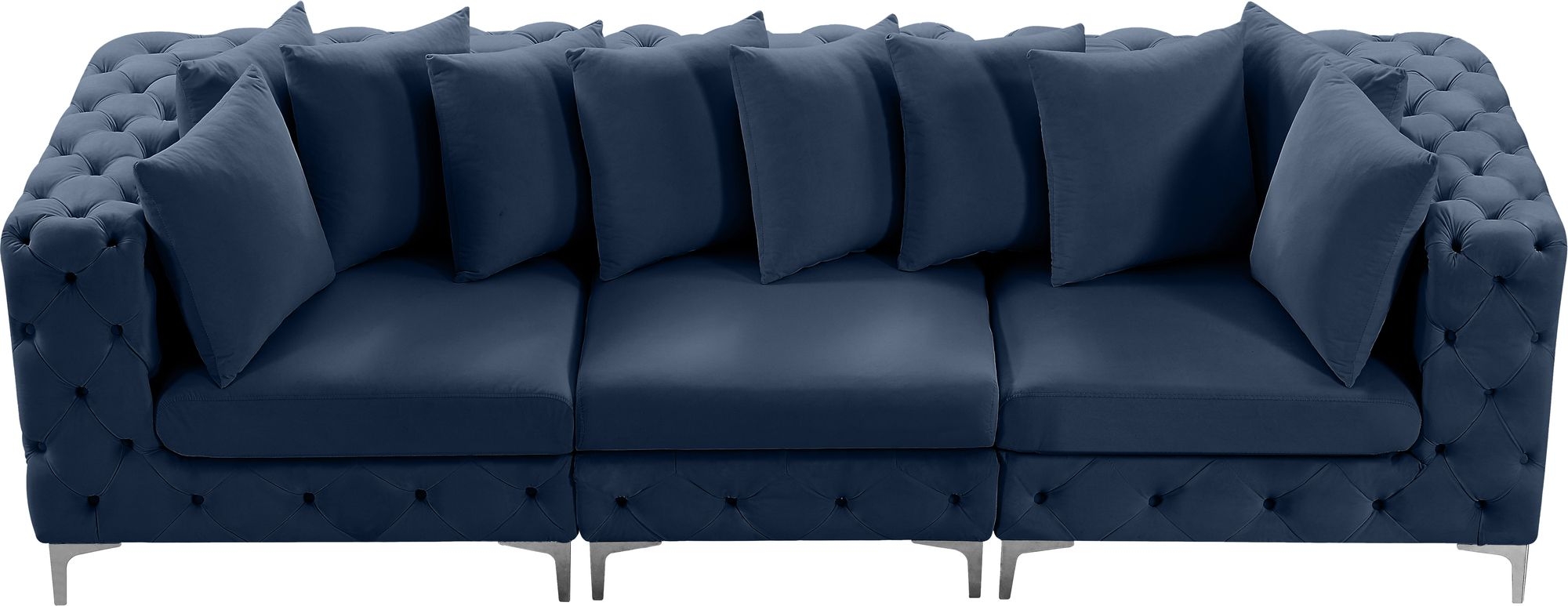 Tremblay 108" Velvet Modular Sofa