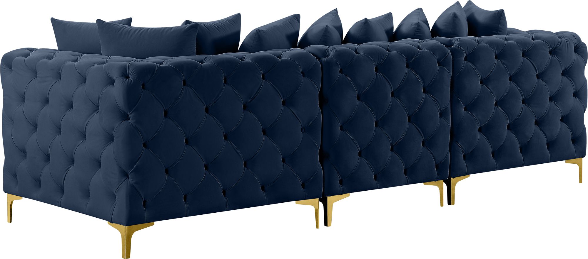 Tremblay 108" Velvet Modular Sofa