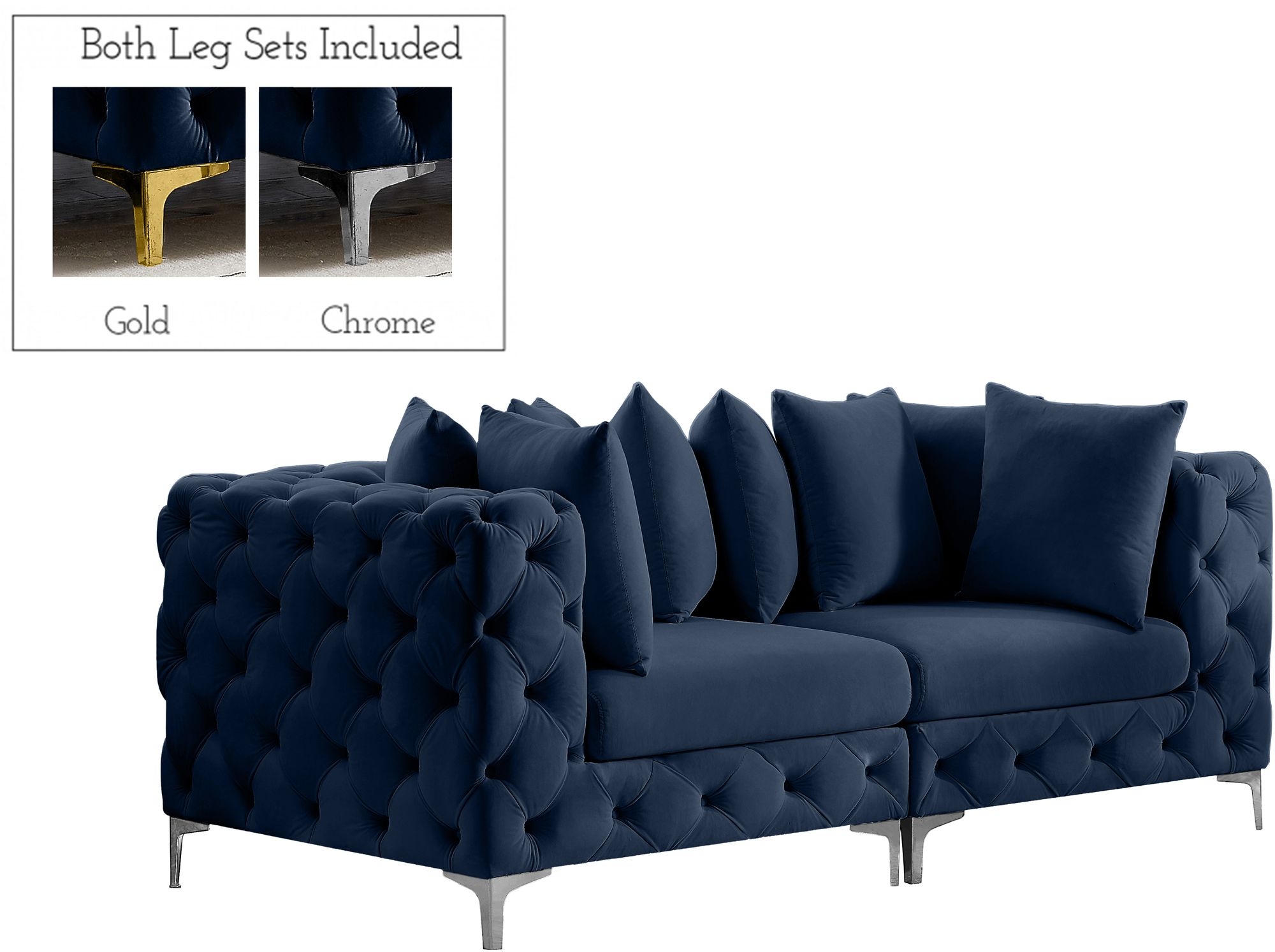 Tremblay 78" Velvet Modular Sofa