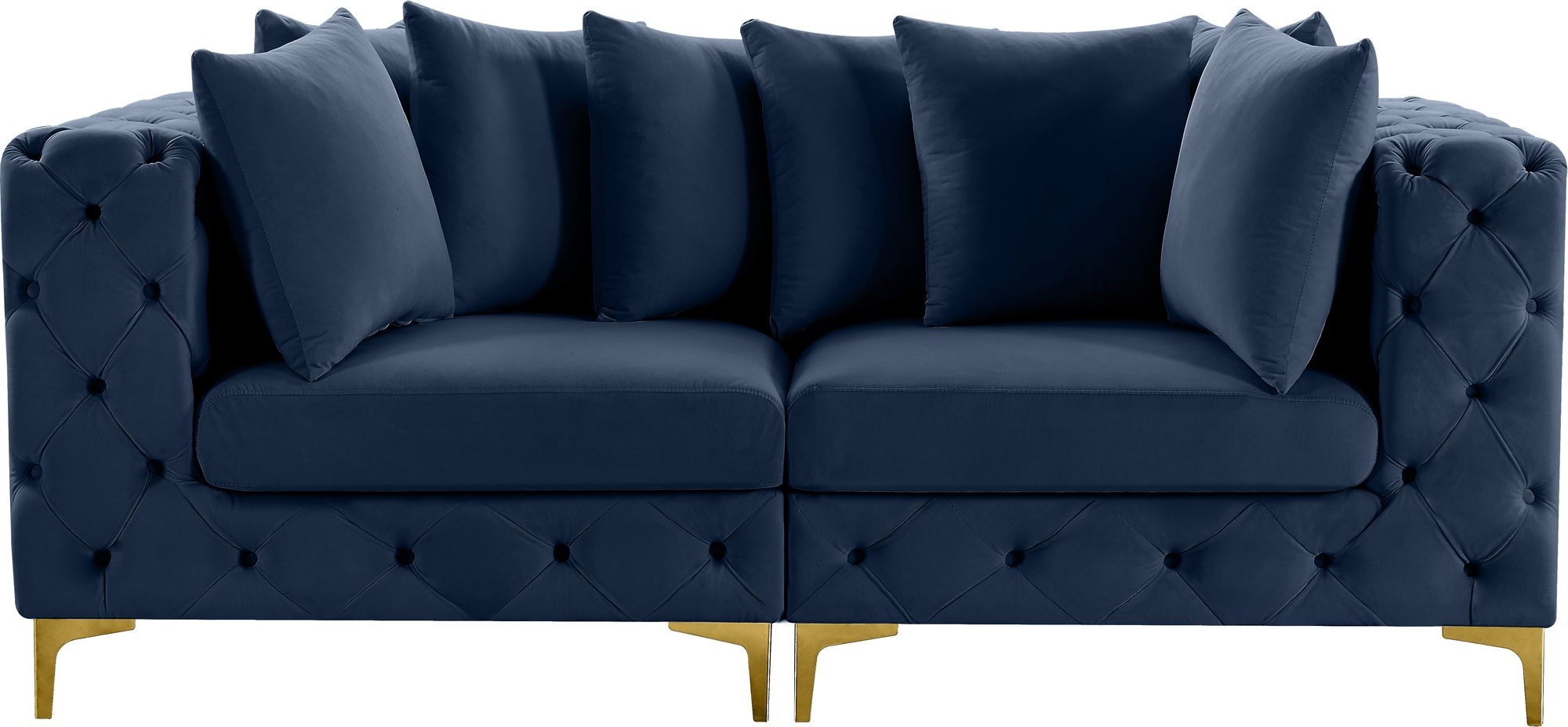 Tremblay 78" Velvet Modular Sofa