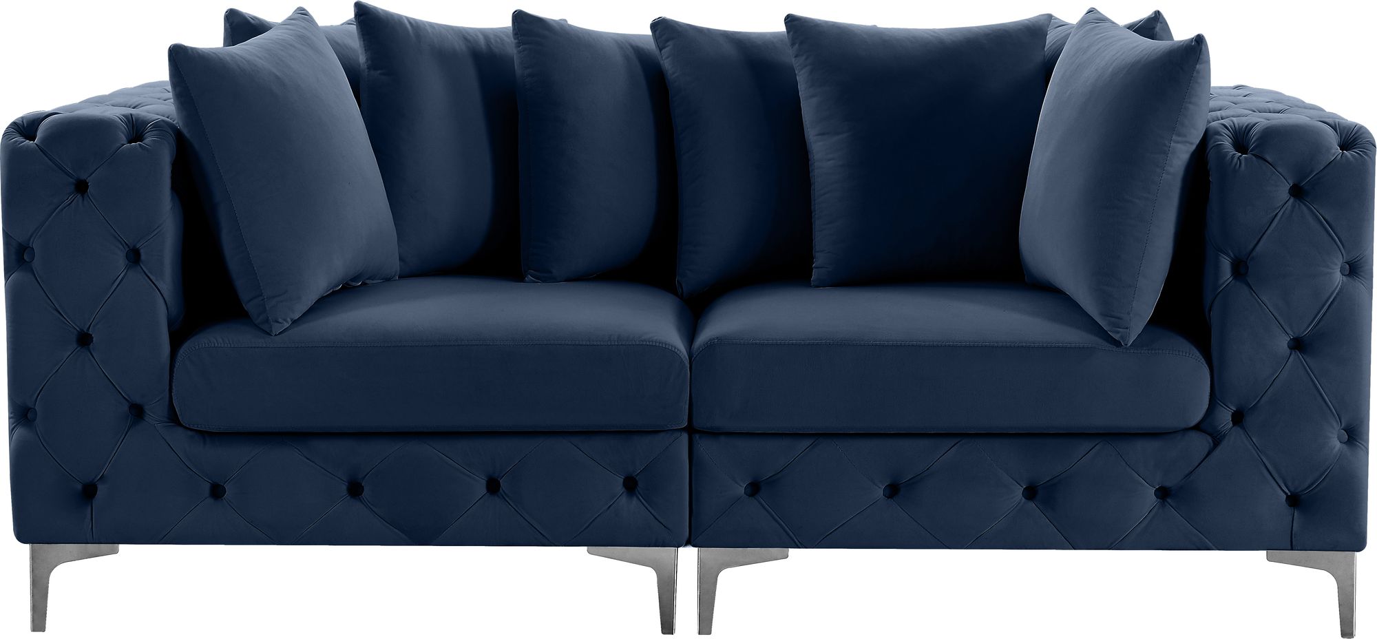 Tremblay 78" Velvet Modular Sofa