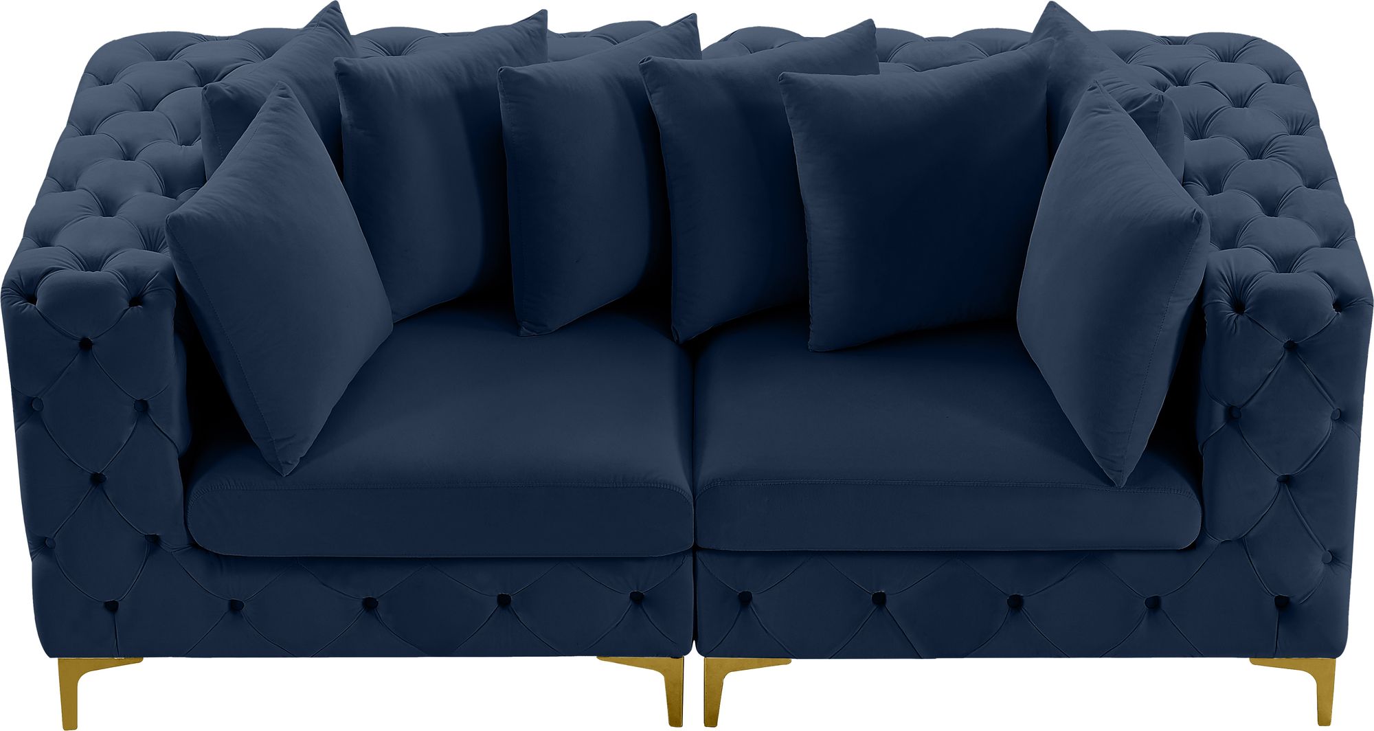 Tremblay 78" Velvet Modular Sofa