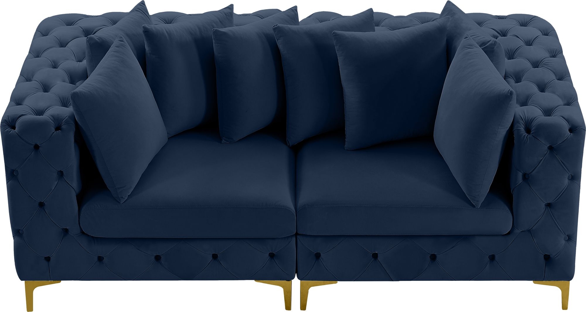 Tremblay 78" Velvet Modular Sofa