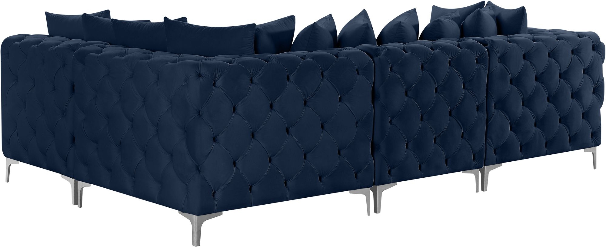 Tremblay 108" 4-Piece Velvet Modular Sectional