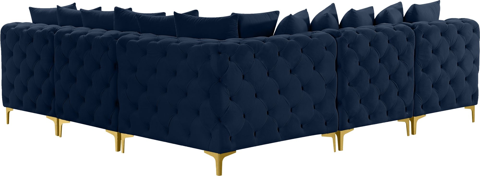 Tremblay 99" 5-Piece Velvet Modular Sectional