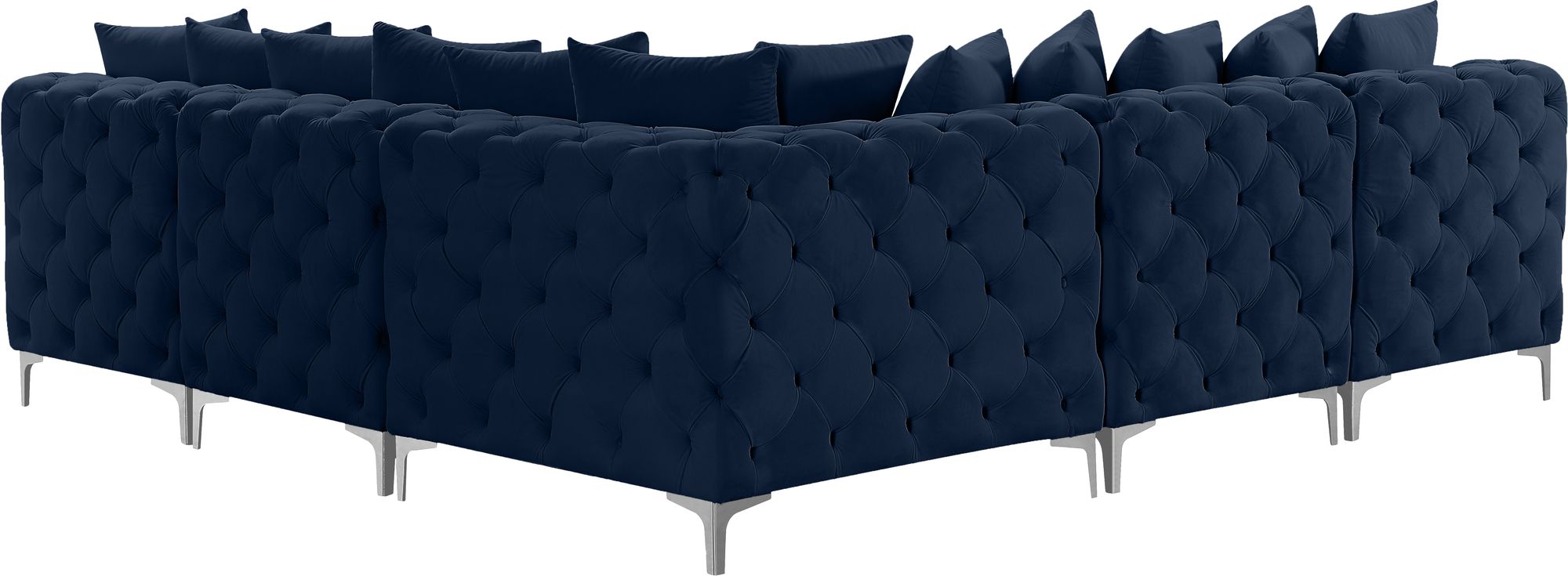 Tremblay 99" 5-Piece Velvet Modular Sectional
