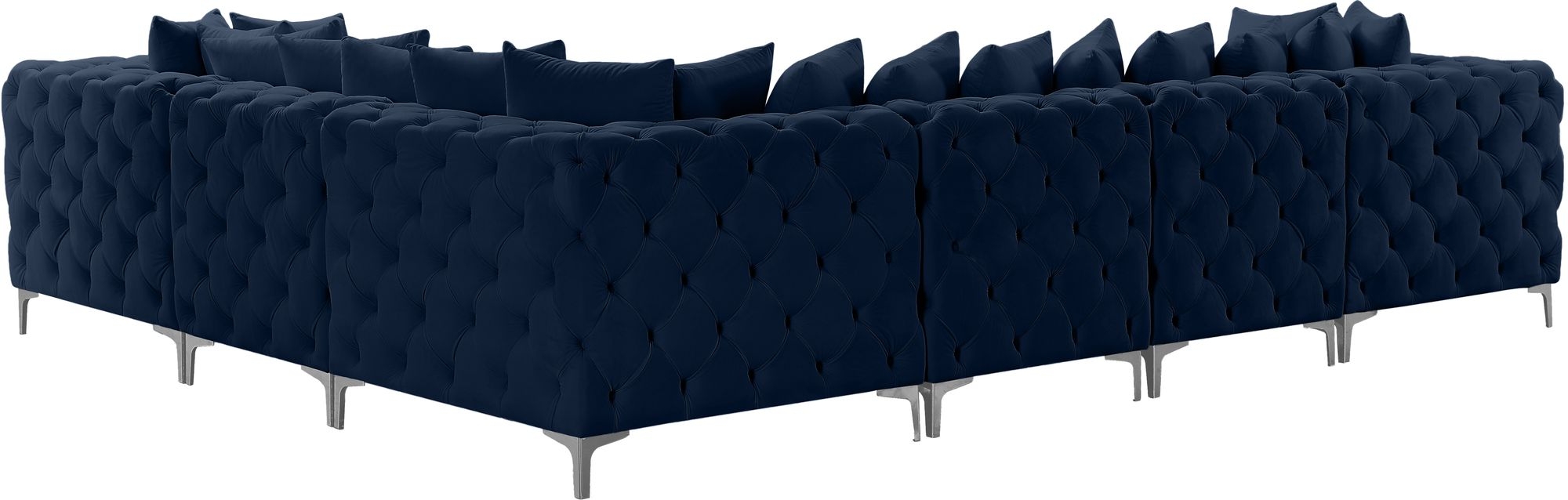 Tremblay 138" 6-Piece Velvet Modular Sectional