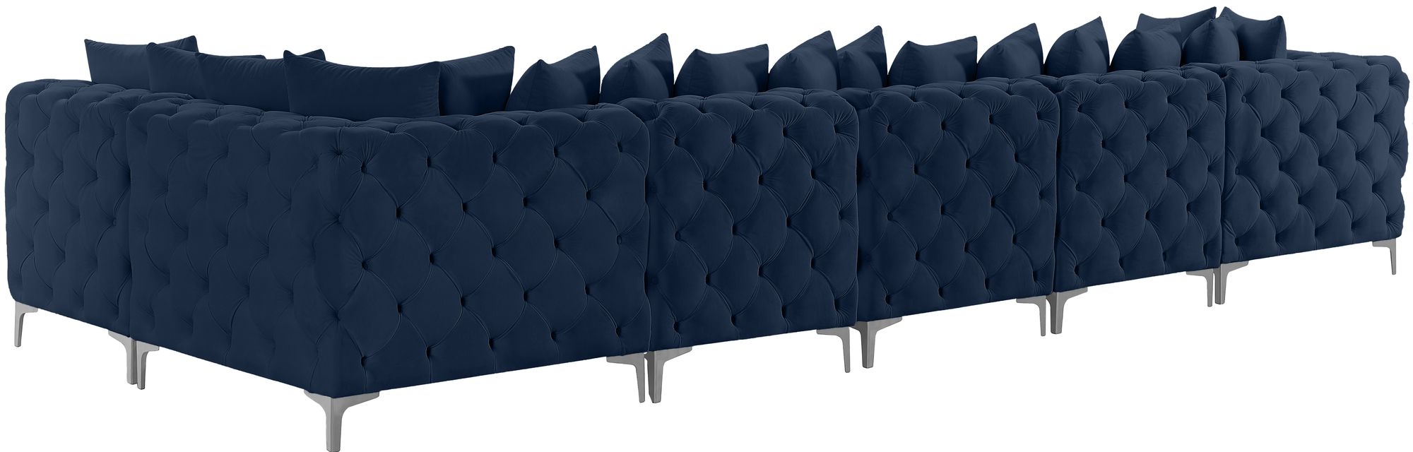 Tremblay 168" 6-Piece Velvet Modular Sectional