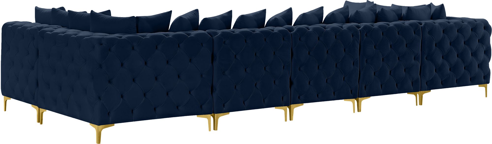 Tremblay 168" 7-Piece Velvet Modular Sectional