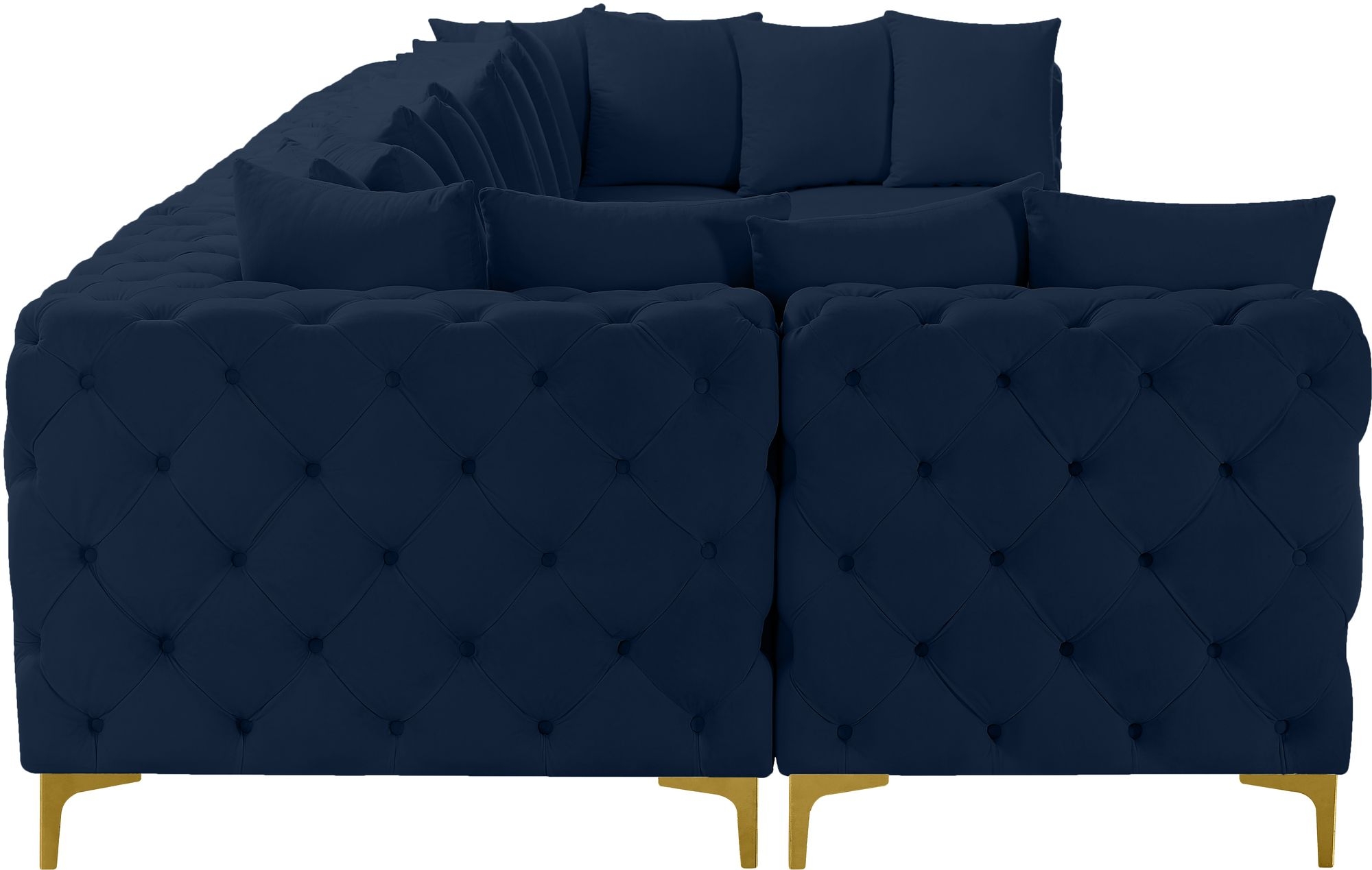Tremblay 168" 7-Piece Velvet Modular Sectional