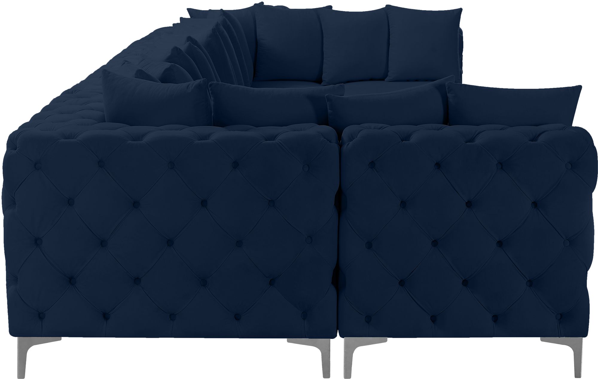 Tremblay 168" 7-Piece Velvet Modular Sectional
