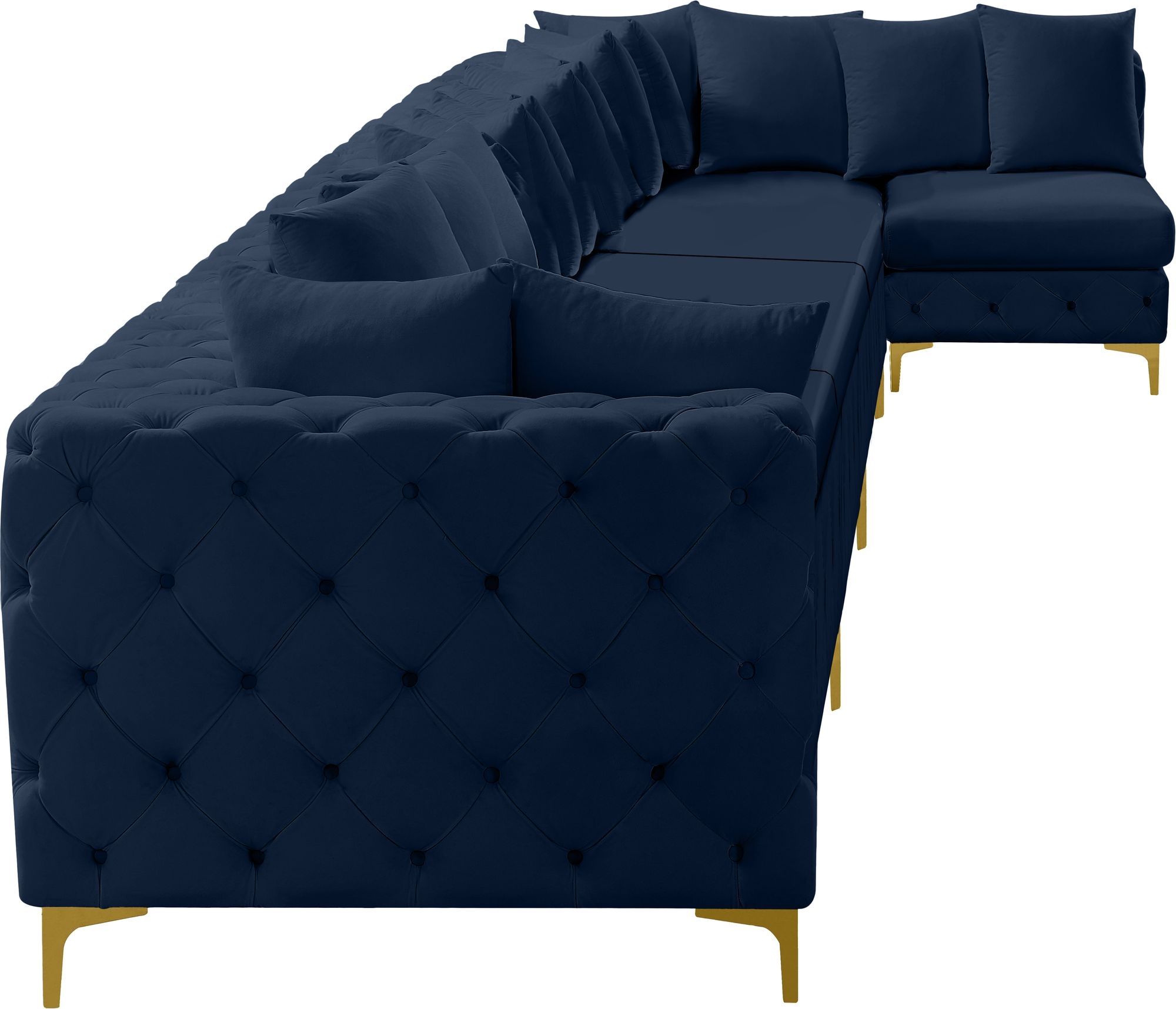 Tremblay 198" 7-Piece Velvet Modular Sectional