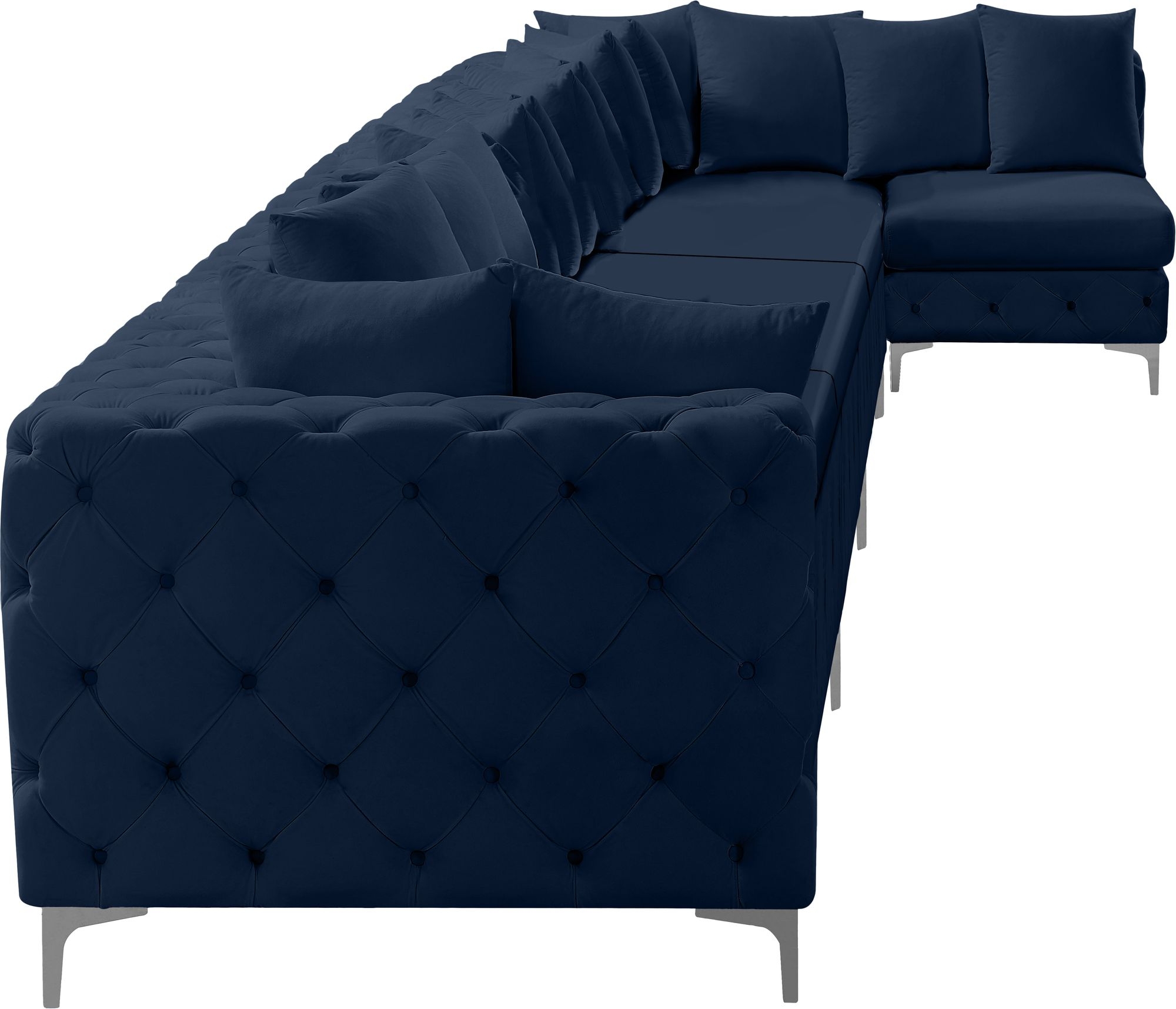 Tremblay 198" 7-Piece Velvet Modular Sectional