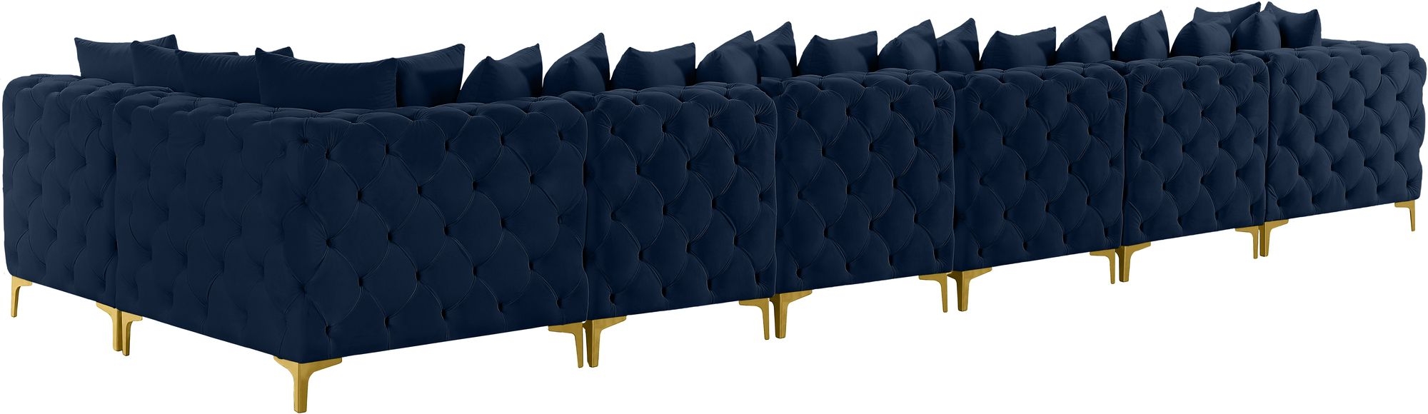 Tremblay 198" 7-Piece Velvet Modular Sectional