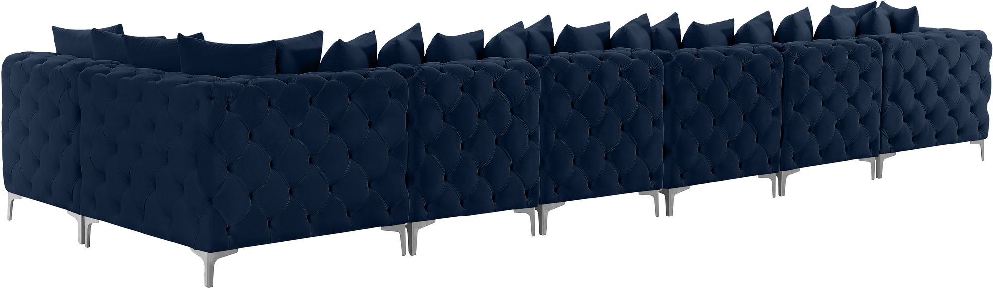 Tremblay 198" 7-Piece Velvet Modular Sectional