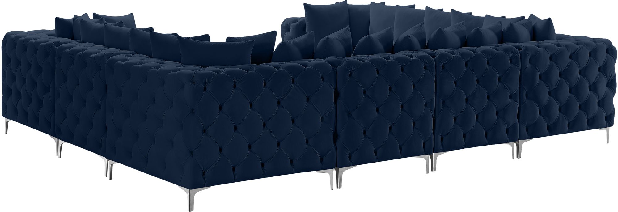 Tremblay 138" 8-Piece Velvet Modular Sectional