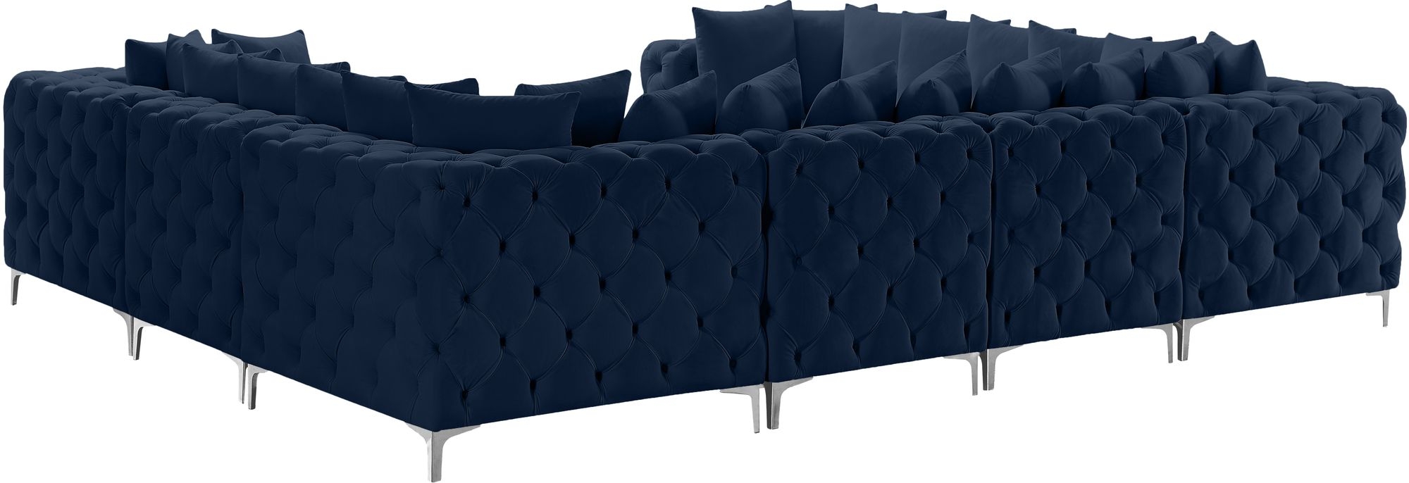 Tremblay 138" 8-Piece Velvet Modular Sectional