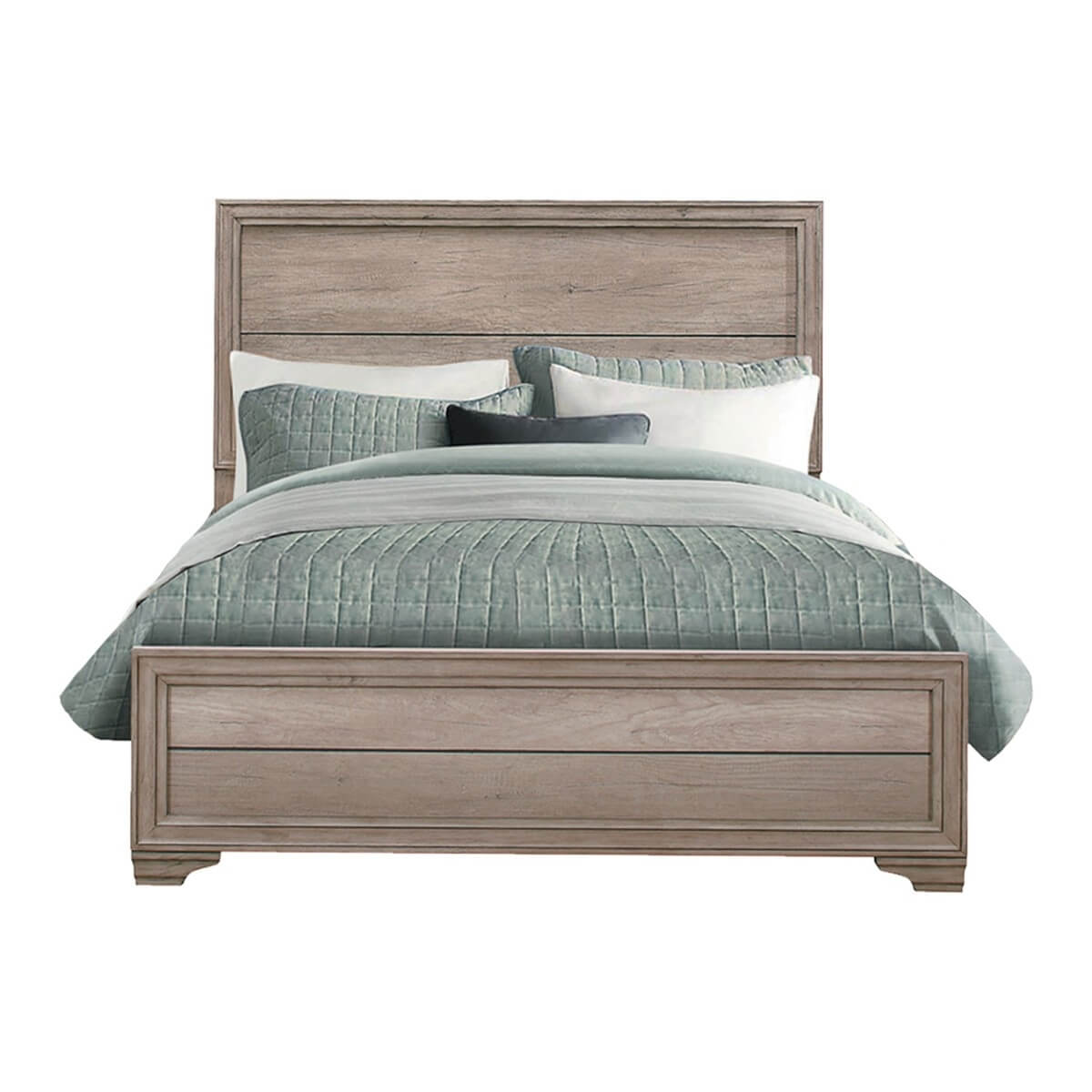 Lonan Wood Bed by Homelegance