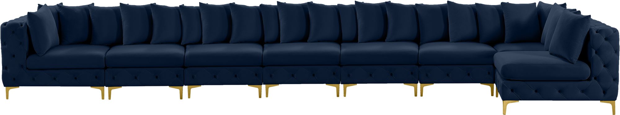 Tremblay 228" 8-Piece Velvet Modular Sectional