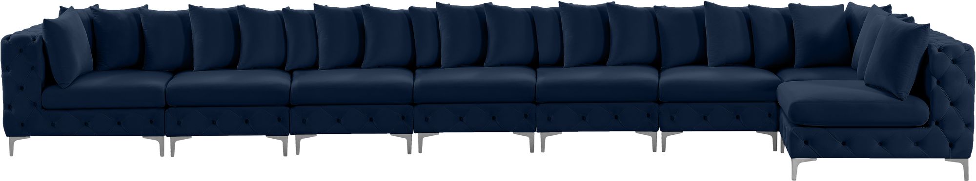 Tremblay 228" 8-Piece Velvet Modular Sectional