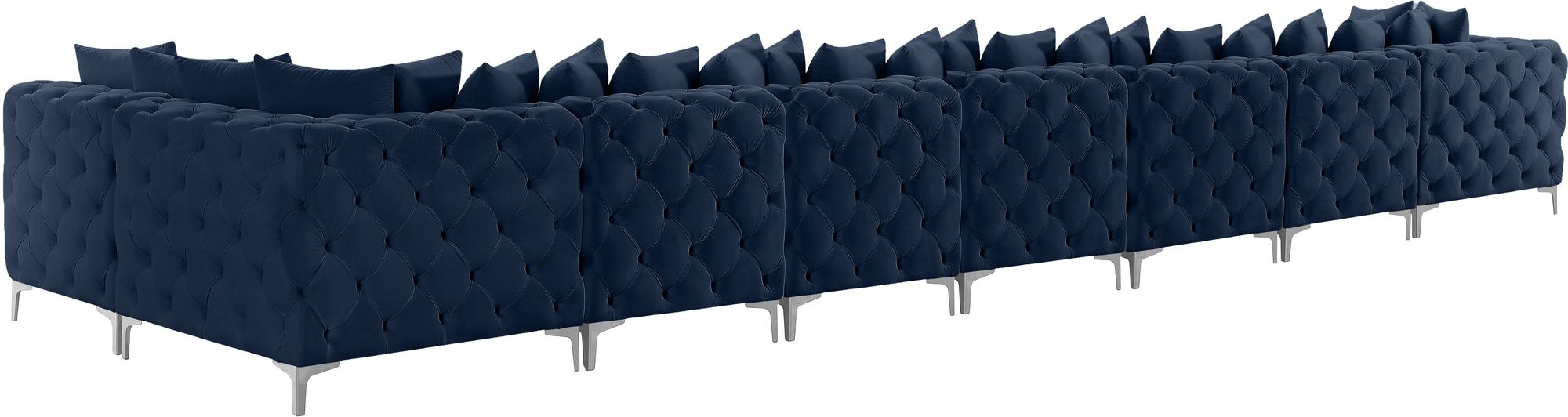 Tremblay 228" 8-Piece Velvet Modular Sectional