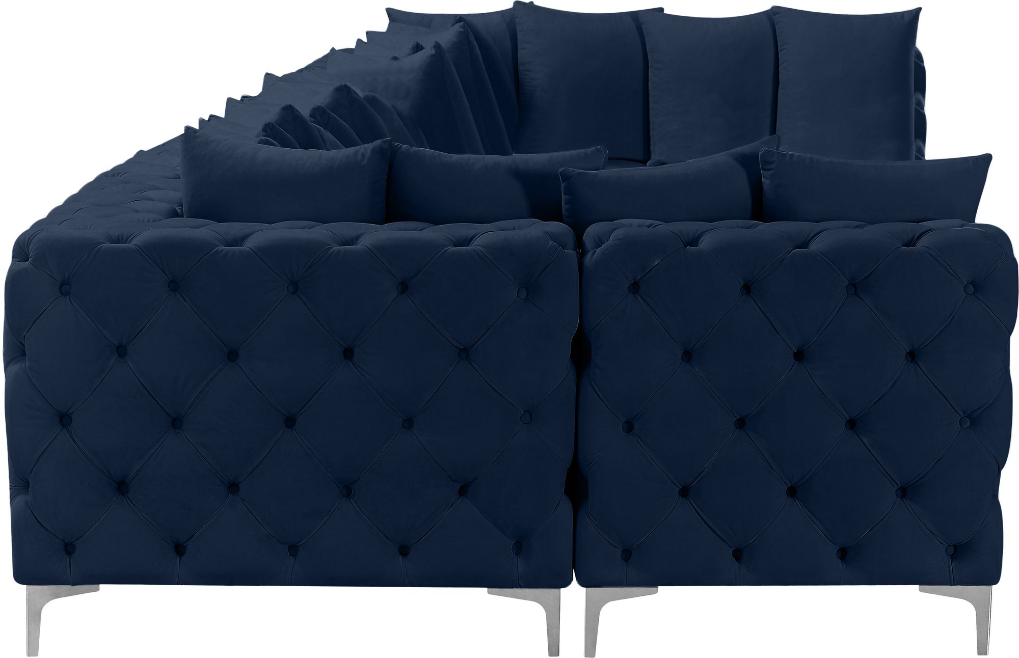 Tremblay 198" 8-Piece Velvet Modular Sectional