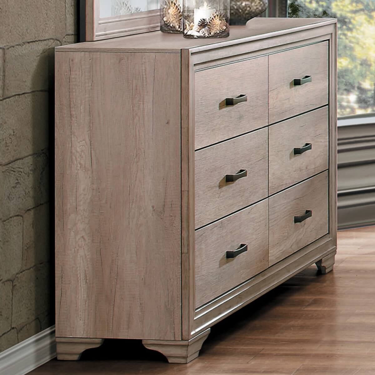 Lonan Melamine/Wood Dresser