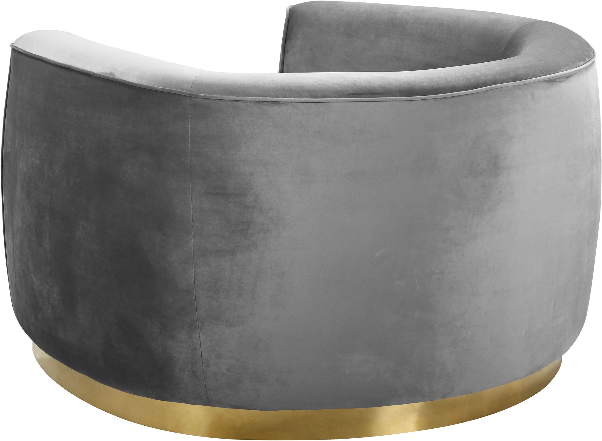 Julian Velvet Chair with Stainless Steel Base