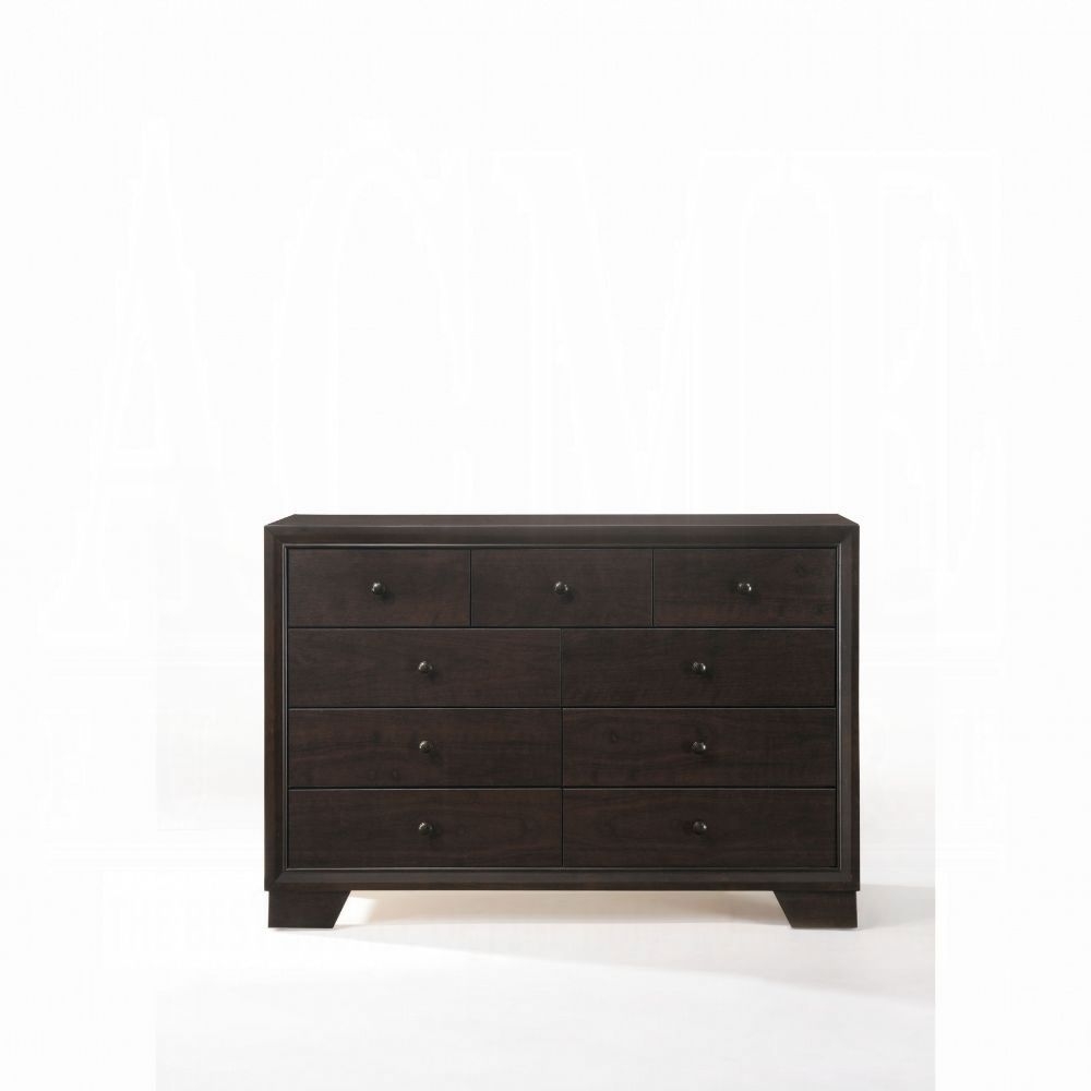 Madison 9-Drawer Dresser in Espresso