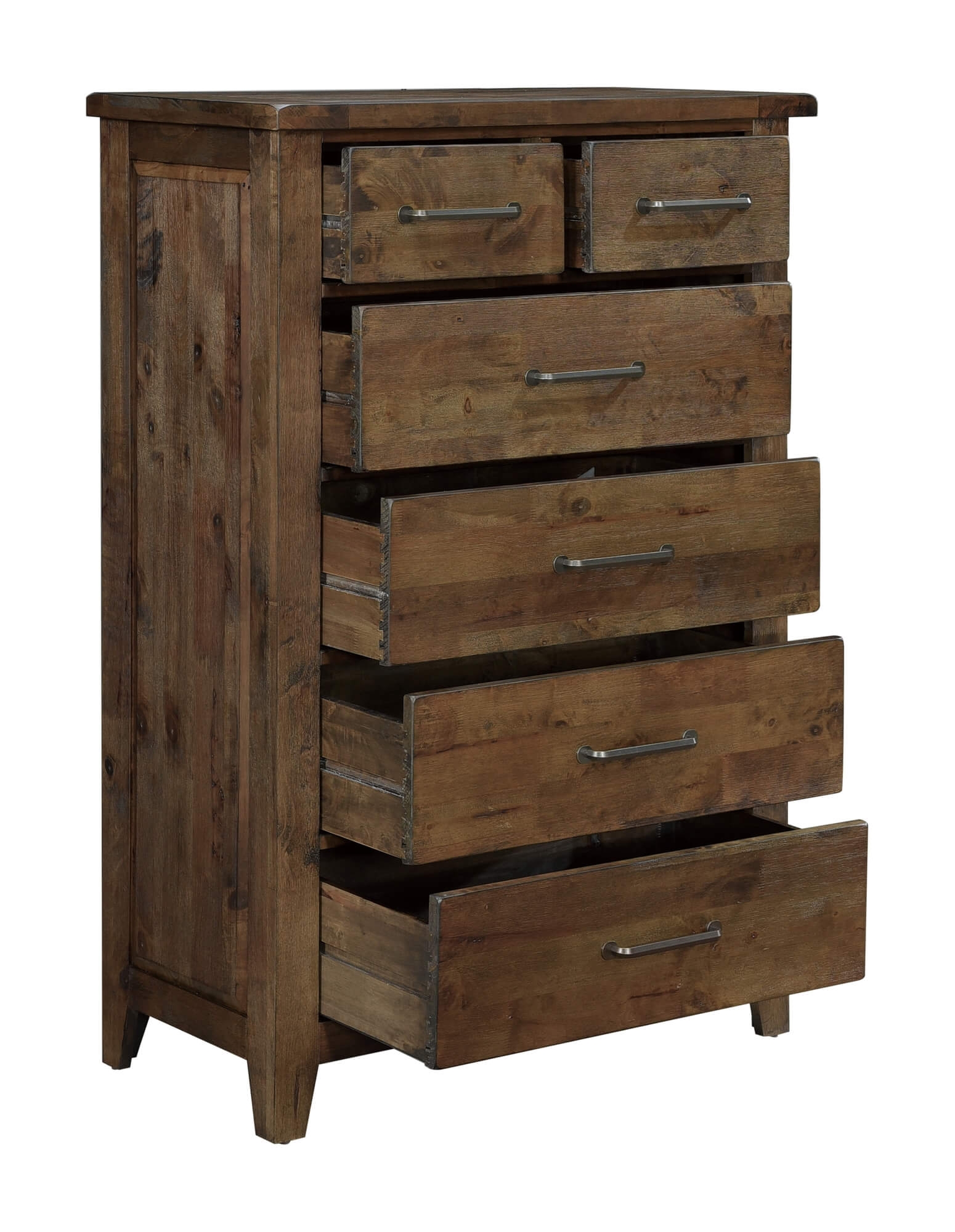 Modern Wide 6 Drawer Dresser