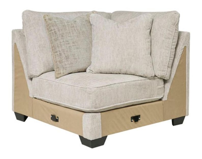 Rawcliffe Parchment Fabric 3-Piece Sectional