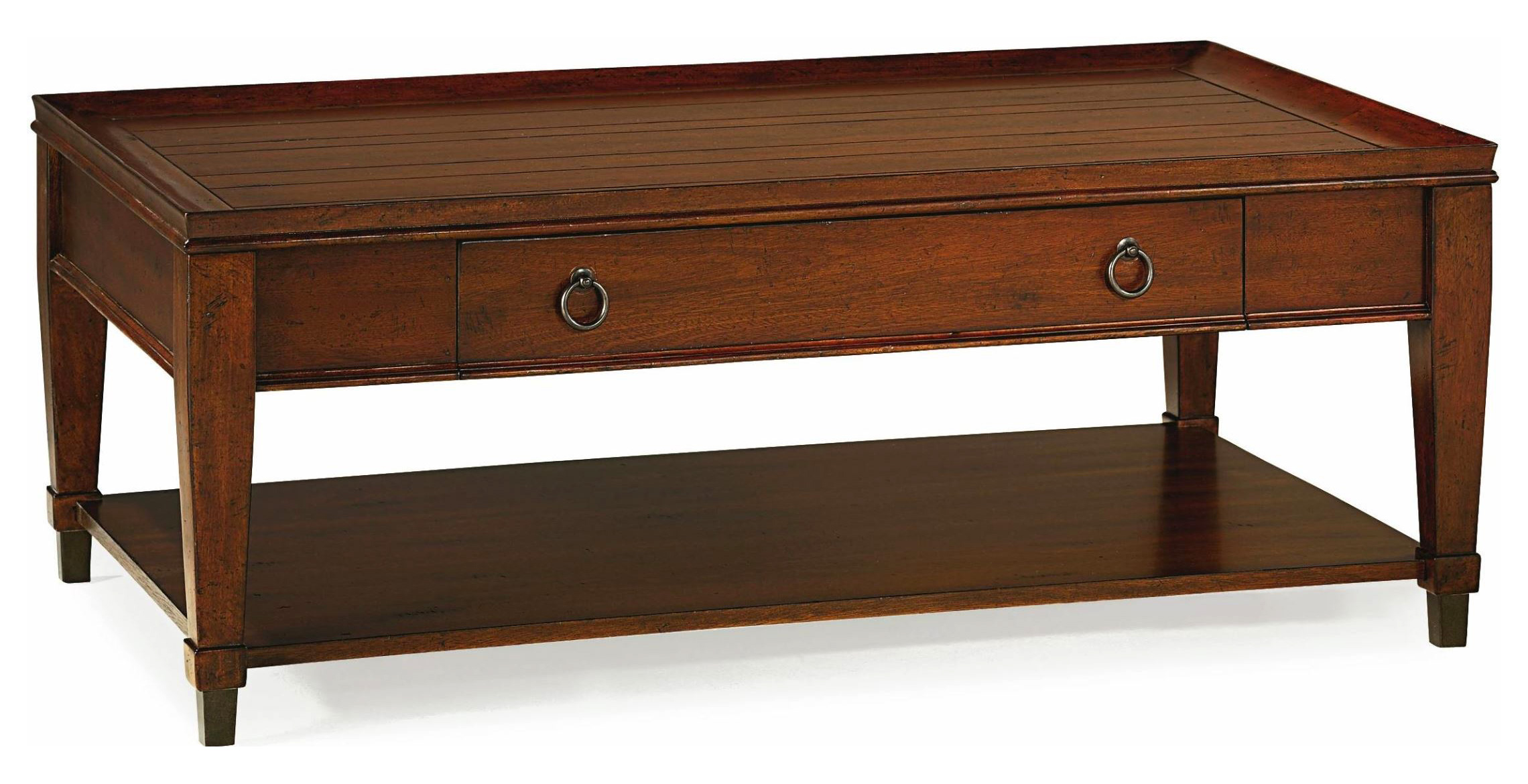 Sunset Valley Rectangular Wood 1-Drawer Cocktail Table