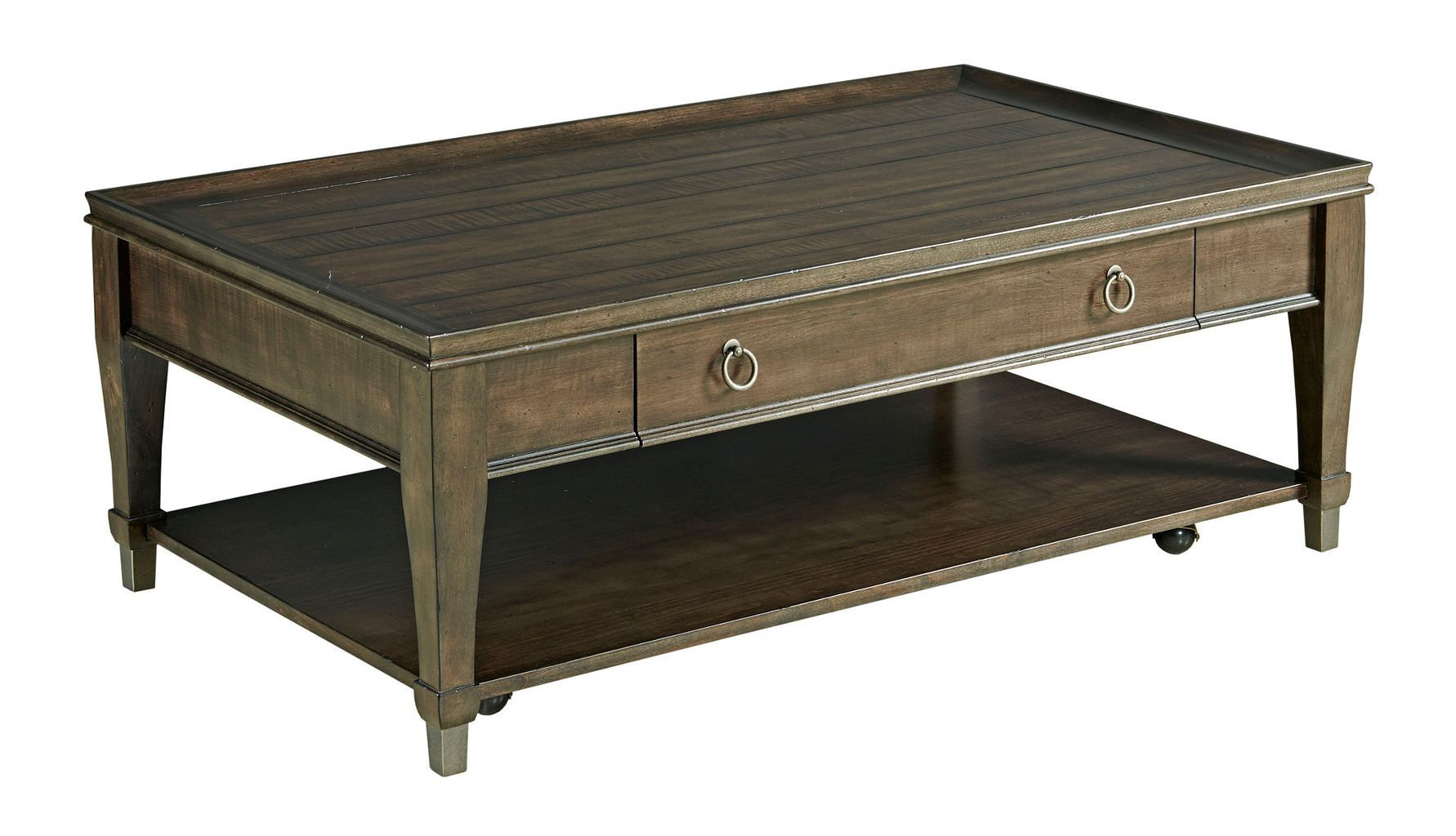 Sunset Valley Rectangular Wood Cocktail Table Set