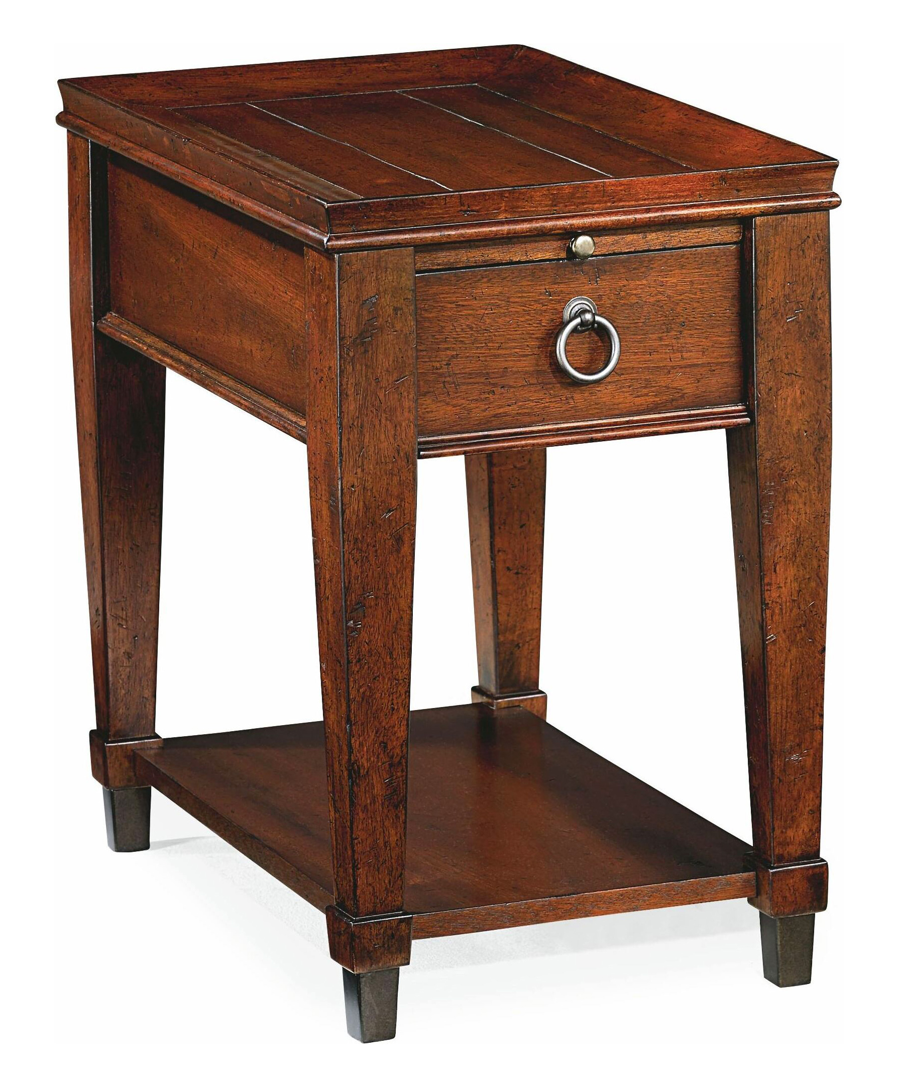 Sunset Valley Rectangular Wood 1-Drawer Chairside Table